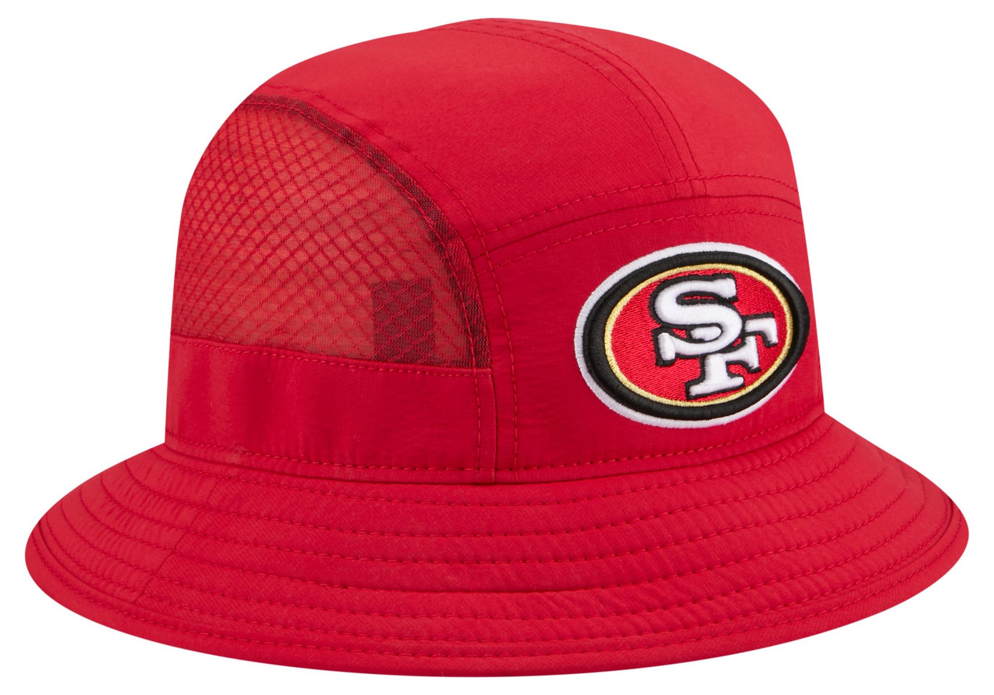 New Era Adult San Francisco 49ers Red Mesh Bucket Hat product image