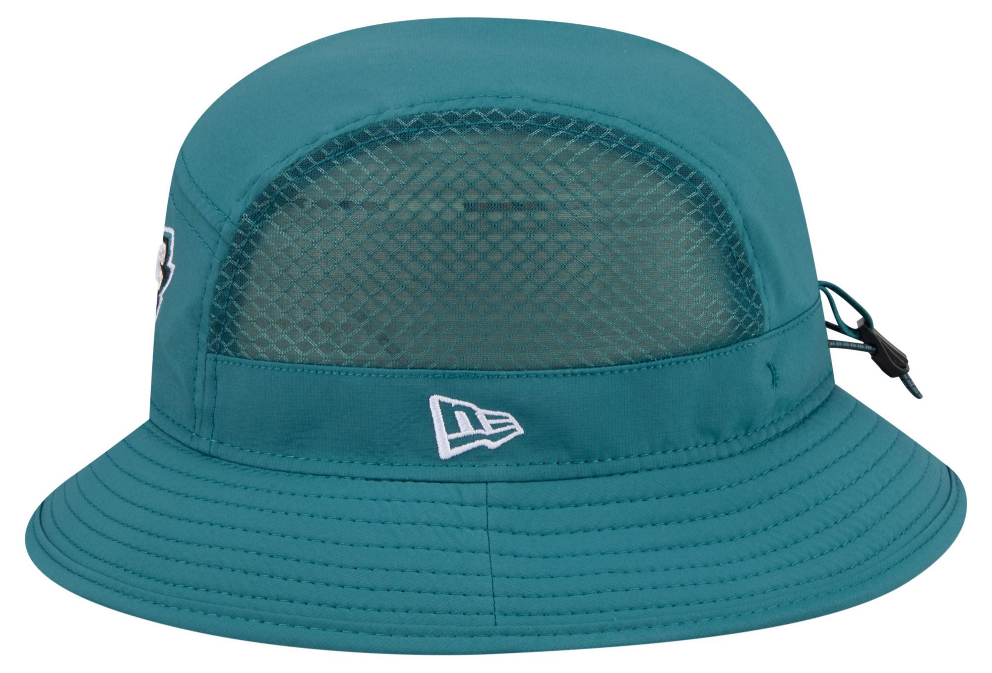 New Era Adult Philadelphia Eagles Dark Green Mesh Bucket Hat product image