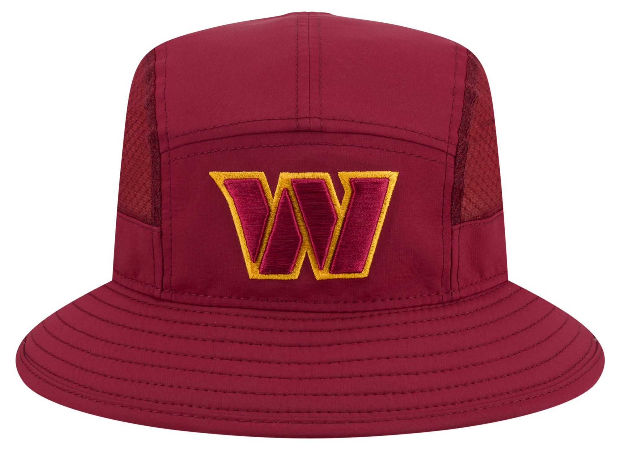 New Era Adult Washington Commanders Dark Red Mesh Bucket Hat product image