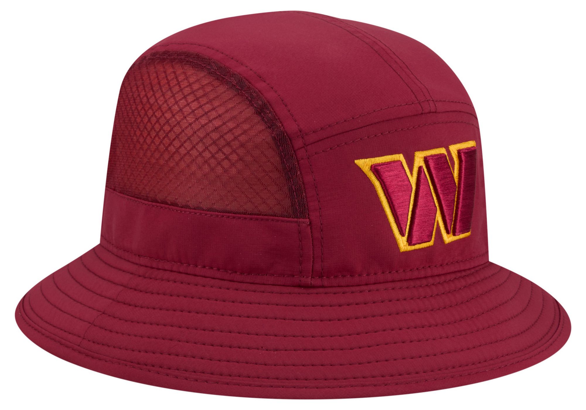New Era Adult Washington Commanders Dark Red Mesh Bucket Hat product image