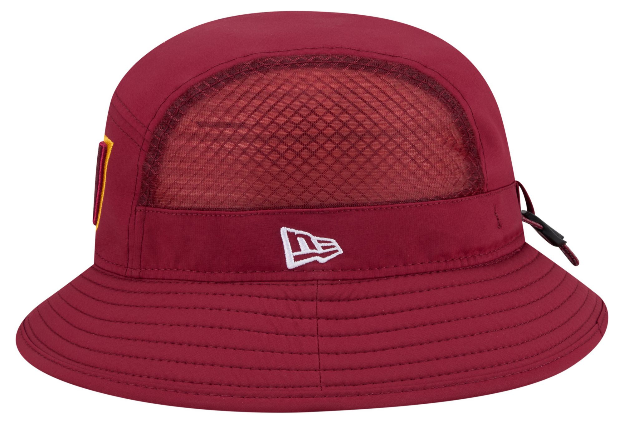 New Era Adult Washington Commanders Dark Red Mesh Bucket Hat product image