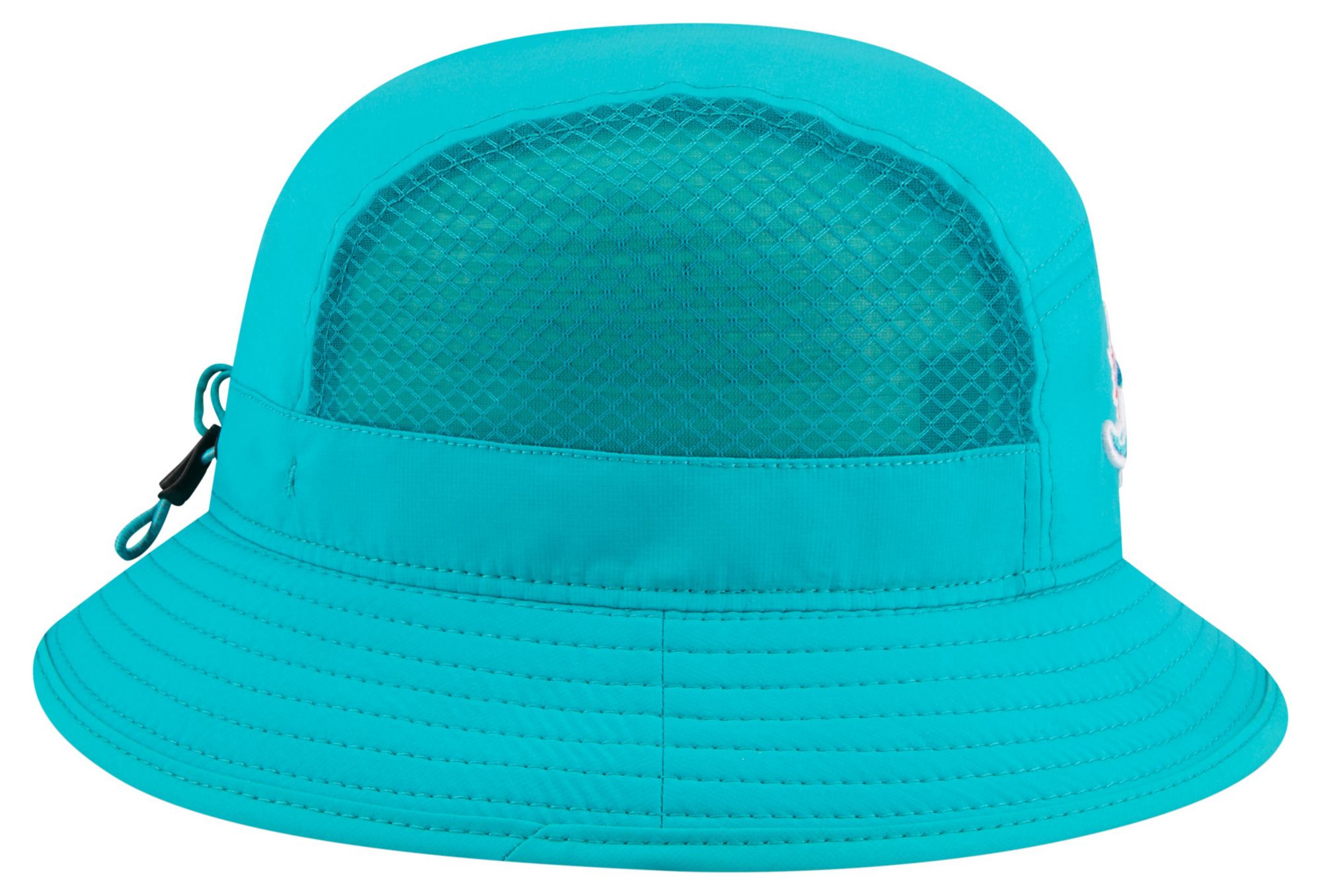 New Era Adult Miami Dolphins Turquoise Mesh Bucket Hat product image