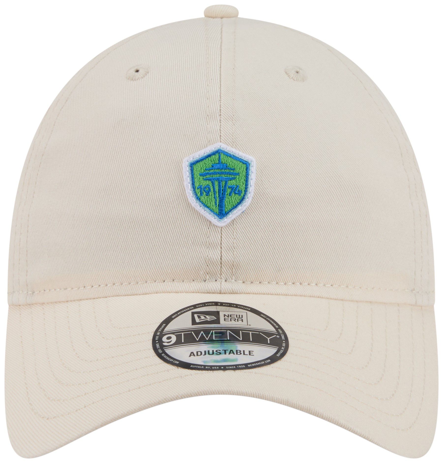 New Era Adult Seattle Sounders Light Beige Logo 9Twenty Adjustable Hat product image