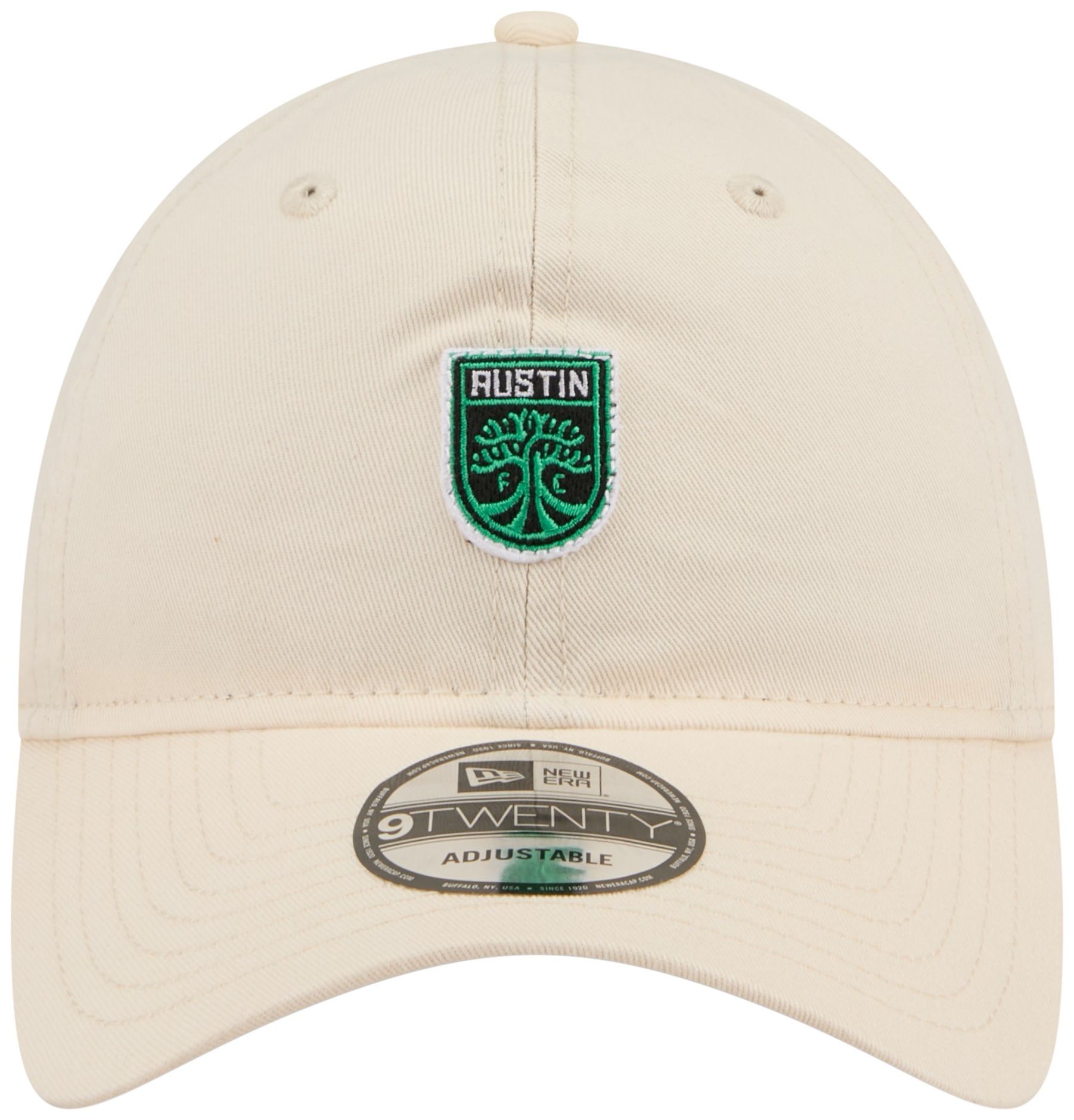 New Era Adult Austin FC Light Beige Logo 9Twenty Adjustable Hat product image