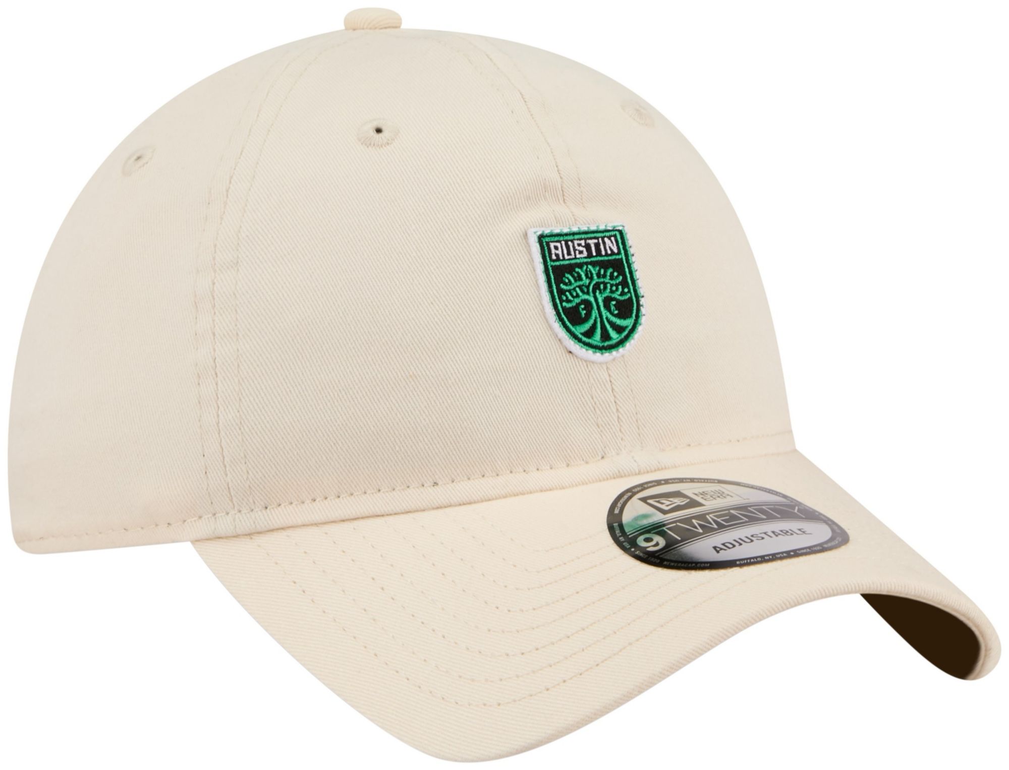 New Era Adult Austin FC Light Beige Logo 9Twenty Adjustable Hat product image