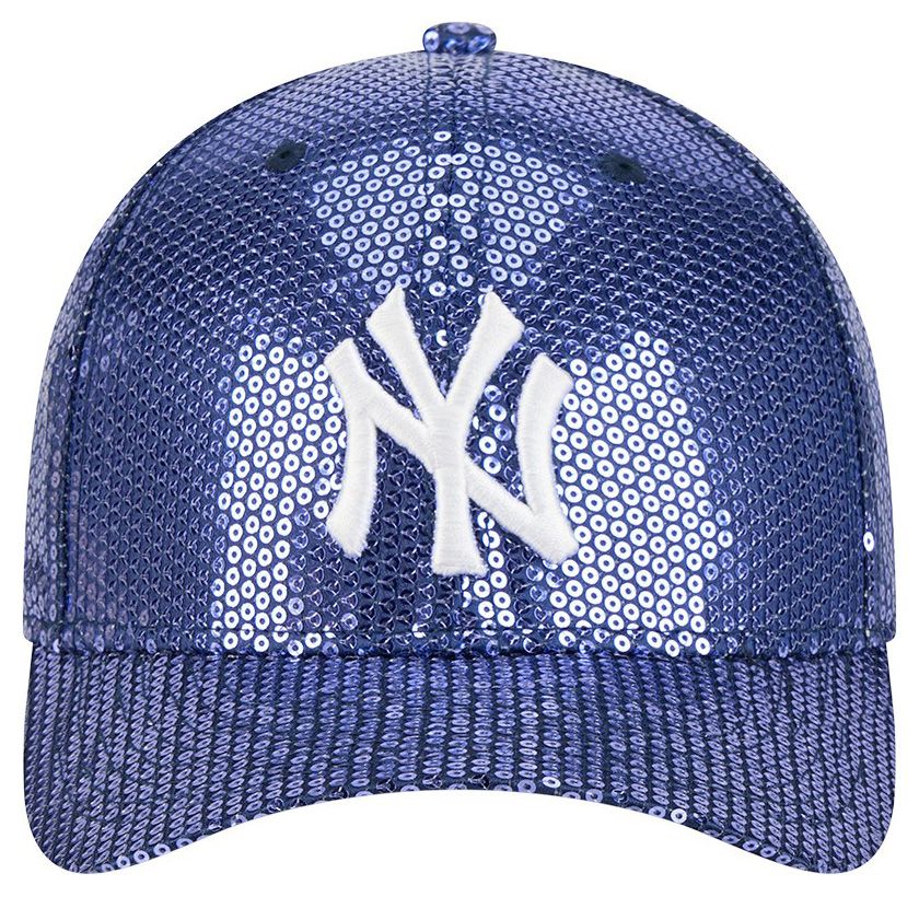 New Era Women's New York Yankees Navy Sequin 9Forty Adjustable Hat product image