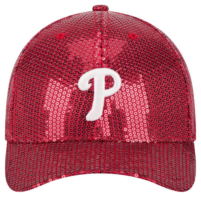 New Era Women's Philadelphia Phillies Red Sequin 9Forty Adjustable Hat product image