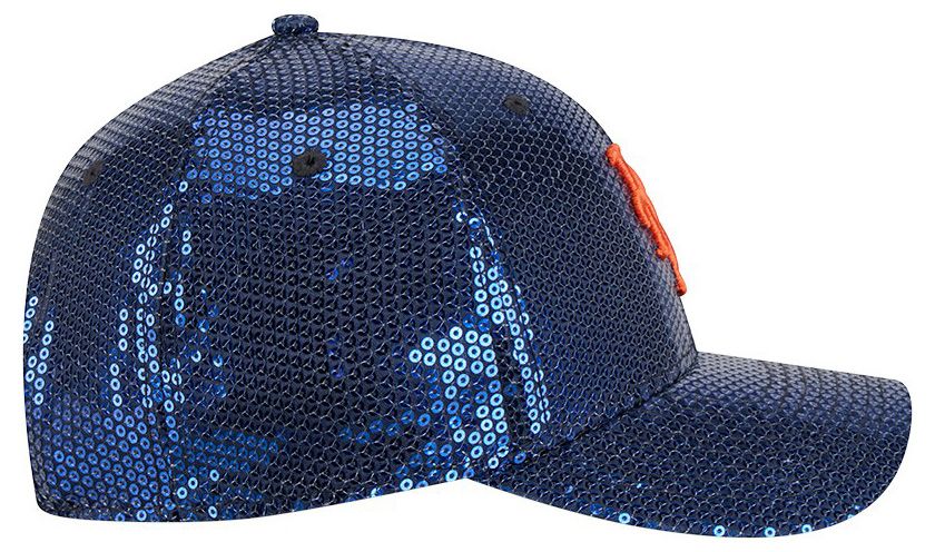 New Era Women's New York Mets Blue Sequin 9Forty Adjustable Hat product image