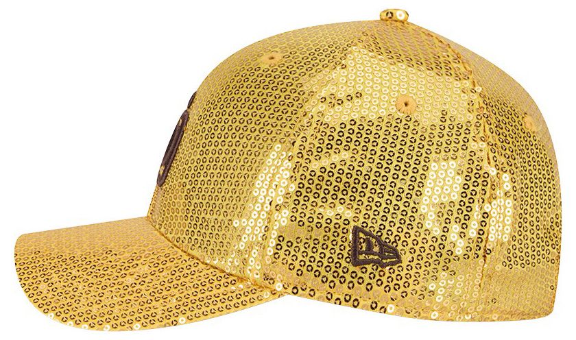 New Era Women's San Diego Padres Yellow Sequin 9Forty Adjustable Hat product image