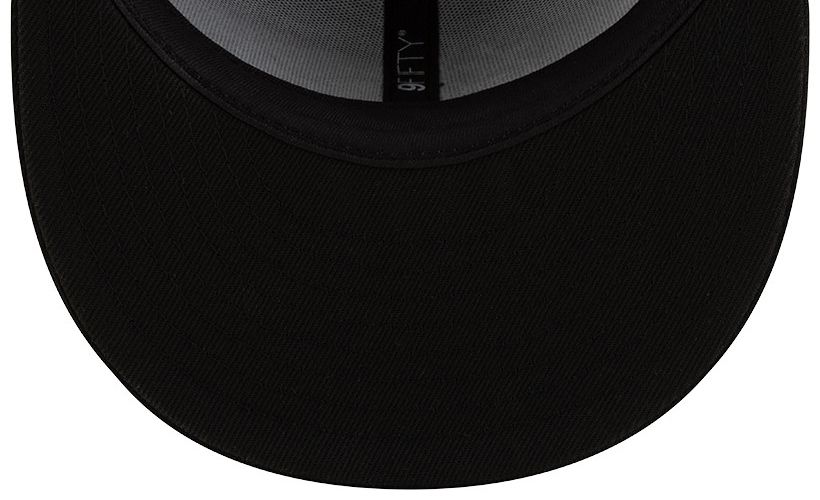 New Era Adult Orlando Magic Black B&W Logo 9Fifty Adjustable Snapback Hat product image