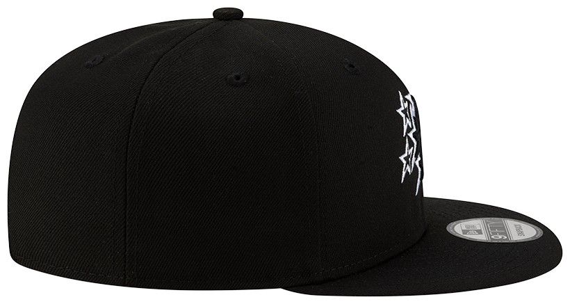 New Era Adult Orlando Magic Black B&W Logo 9Fifty Adjustable Snapback Hat product image