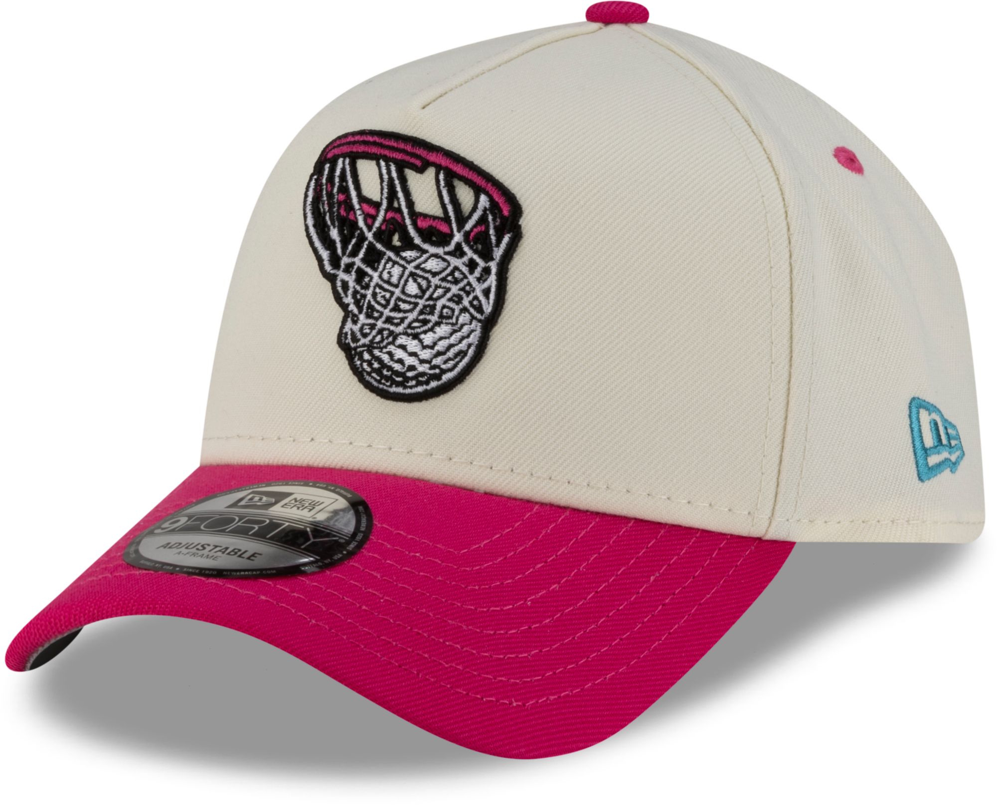 New Era Adult Miami Heat Tan Eastside Golf 9Forty A-Frame Adjustable Hat product image