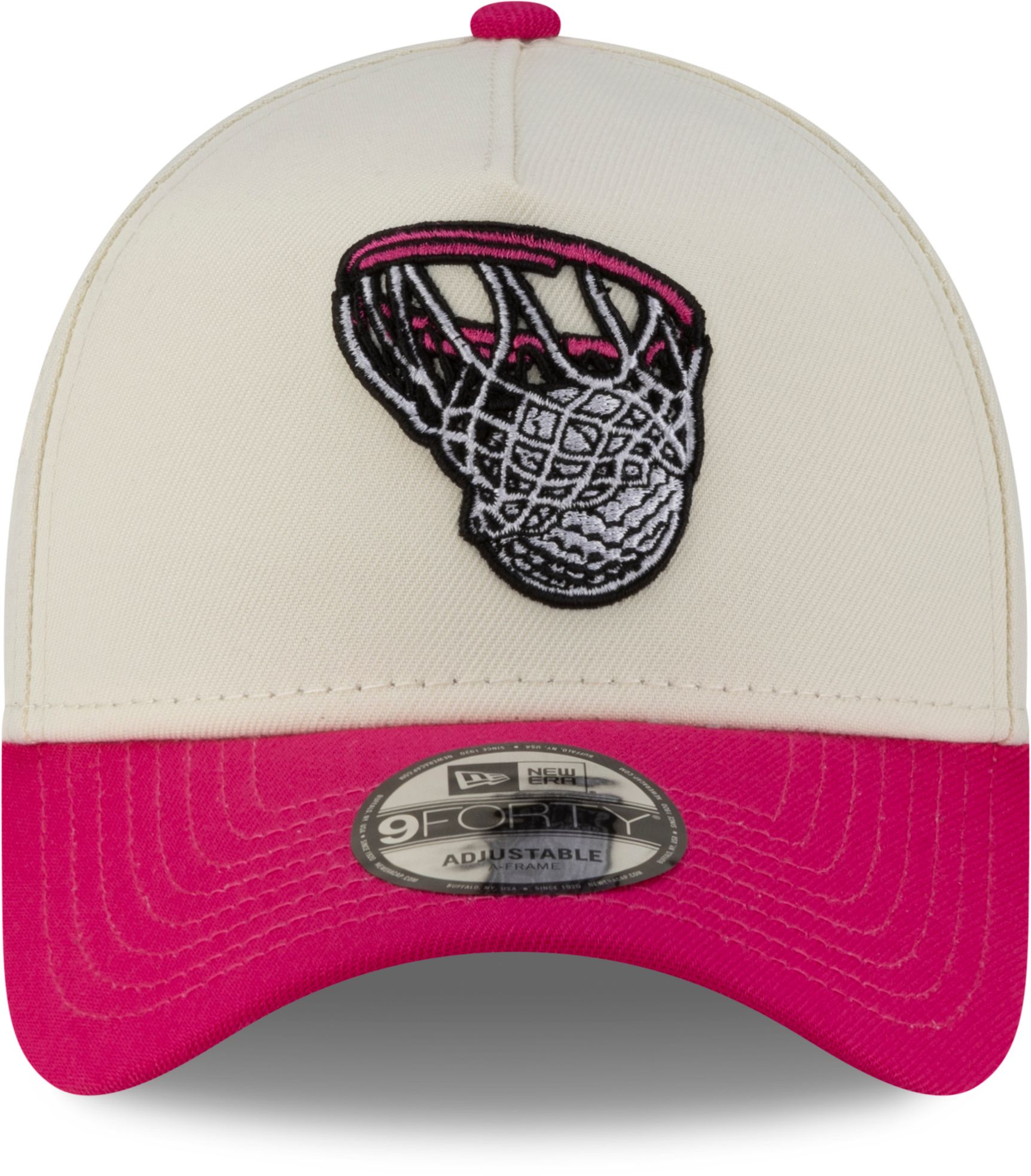 New Era Adult Miami Heat Tan Eastside Golf 9Forty A-Frame Adjustable Hat product image