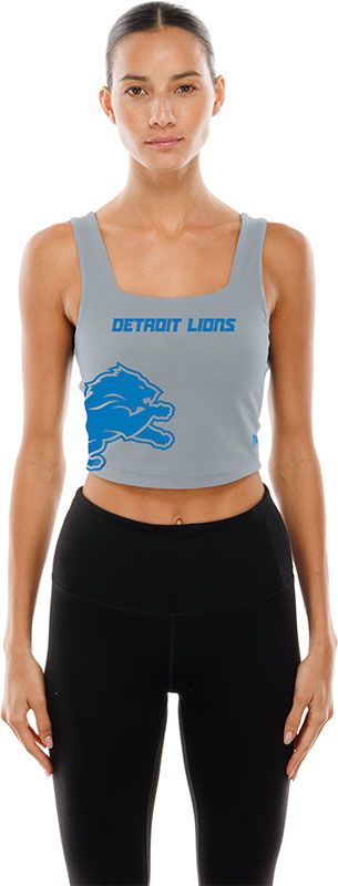 New Era Women's Detroit Lions Blue Classic Reversible Tank Top product image
