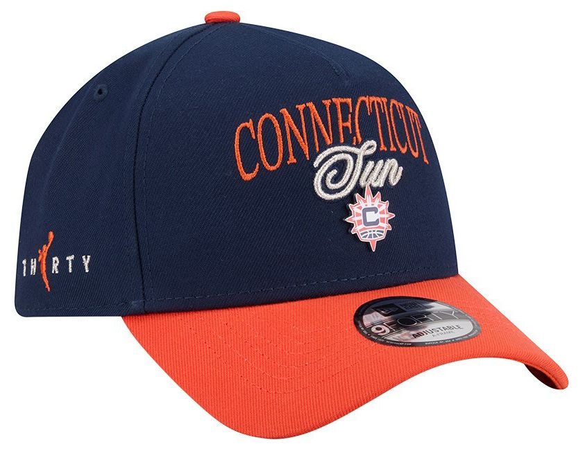 New Era Adult Connecticut Sun Navy Tip-Off 9Forty Adjustable Hat product image