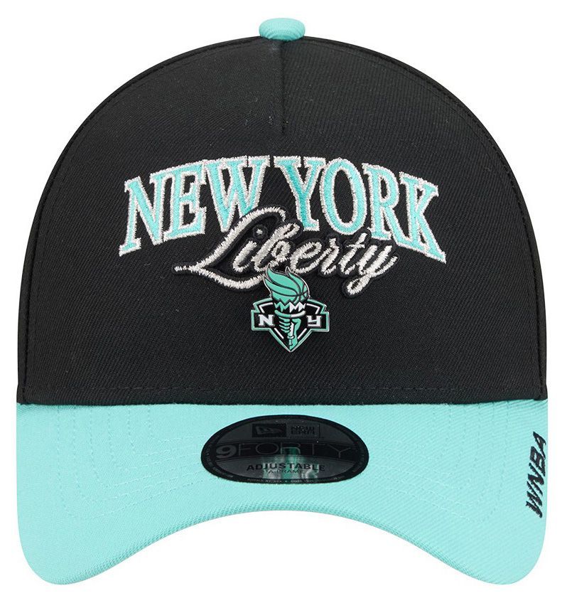 New Era Adult New York Liberty Black Tip-Off 9Forty Adjustable Hat product image