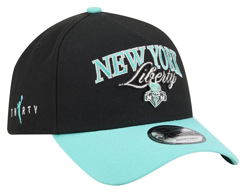 New Era Adult New York Liberty Black Tip-Off 9Forty Adjustable Hat product image