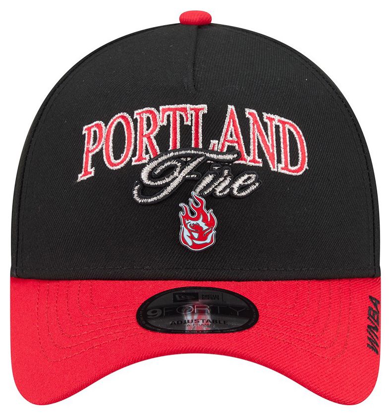 New Era Adult Portland Fire Black Tip Off A-Frame 9Forty Adjustable Hat product image