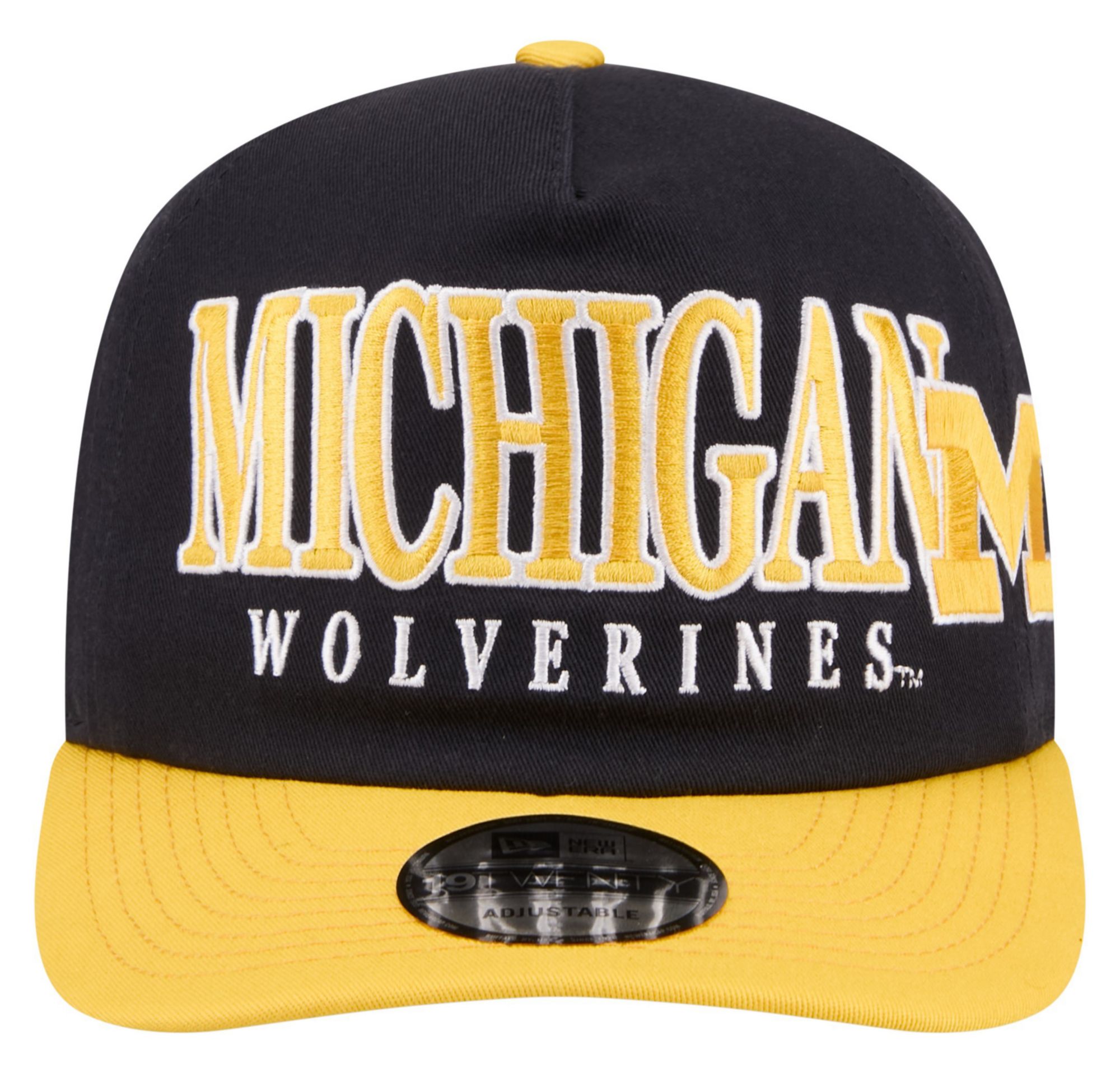 New Era Adult Michigan Wolverines Navy March Madness 19Twenty Adjustable Hat product image