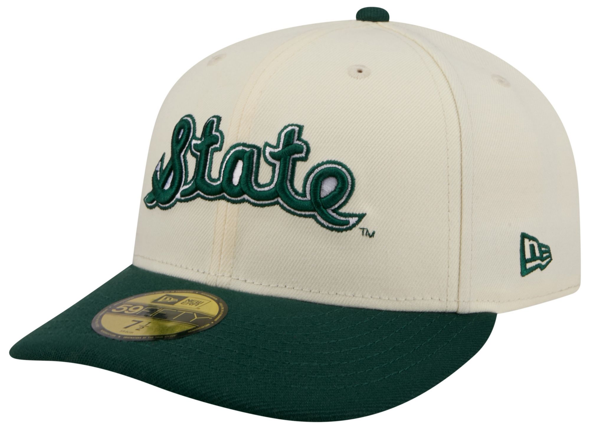 New Era Adult Michigan State Spartans White March Madness 59Fifty product image