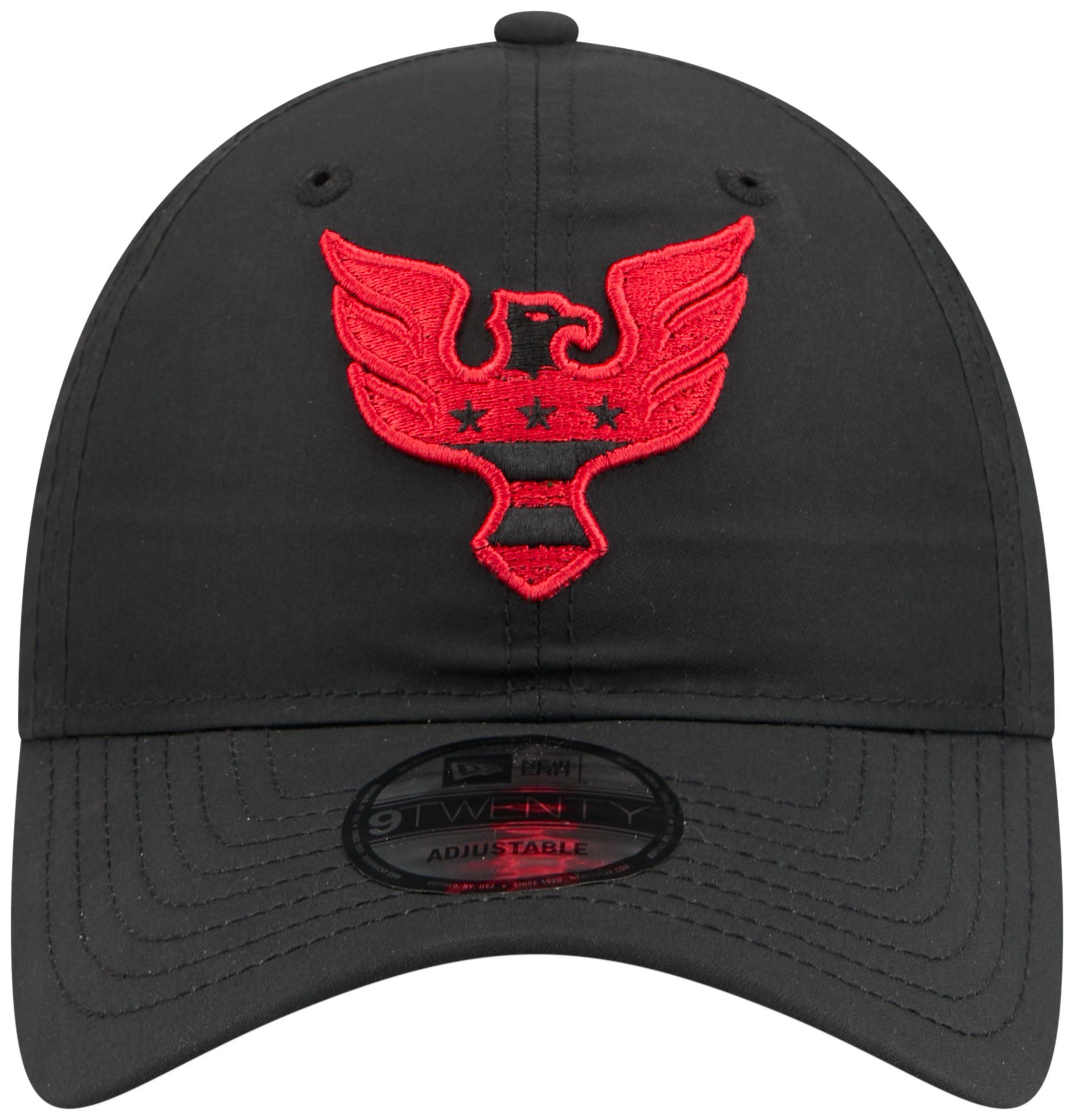 New Era Adult D.C. United 2026 9Twenty 'Black-and-Red Kit' Jersey Hook Secondary Adjustable Hat product image