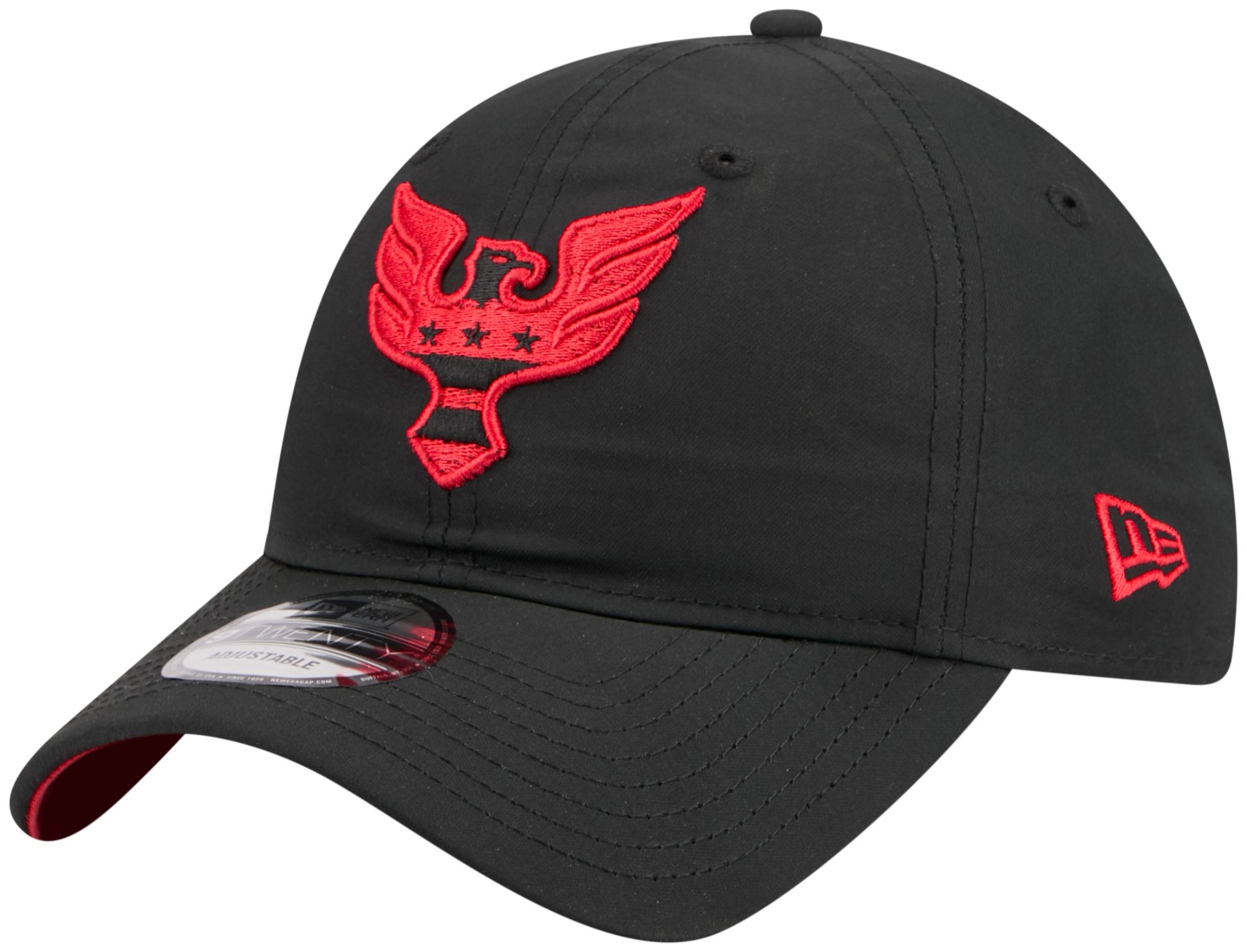 New Era Adult D.C. United 2026 9Twenty 'Black-and-Red Kit' Jersey Hook Secondary Adjustable Hat product image
