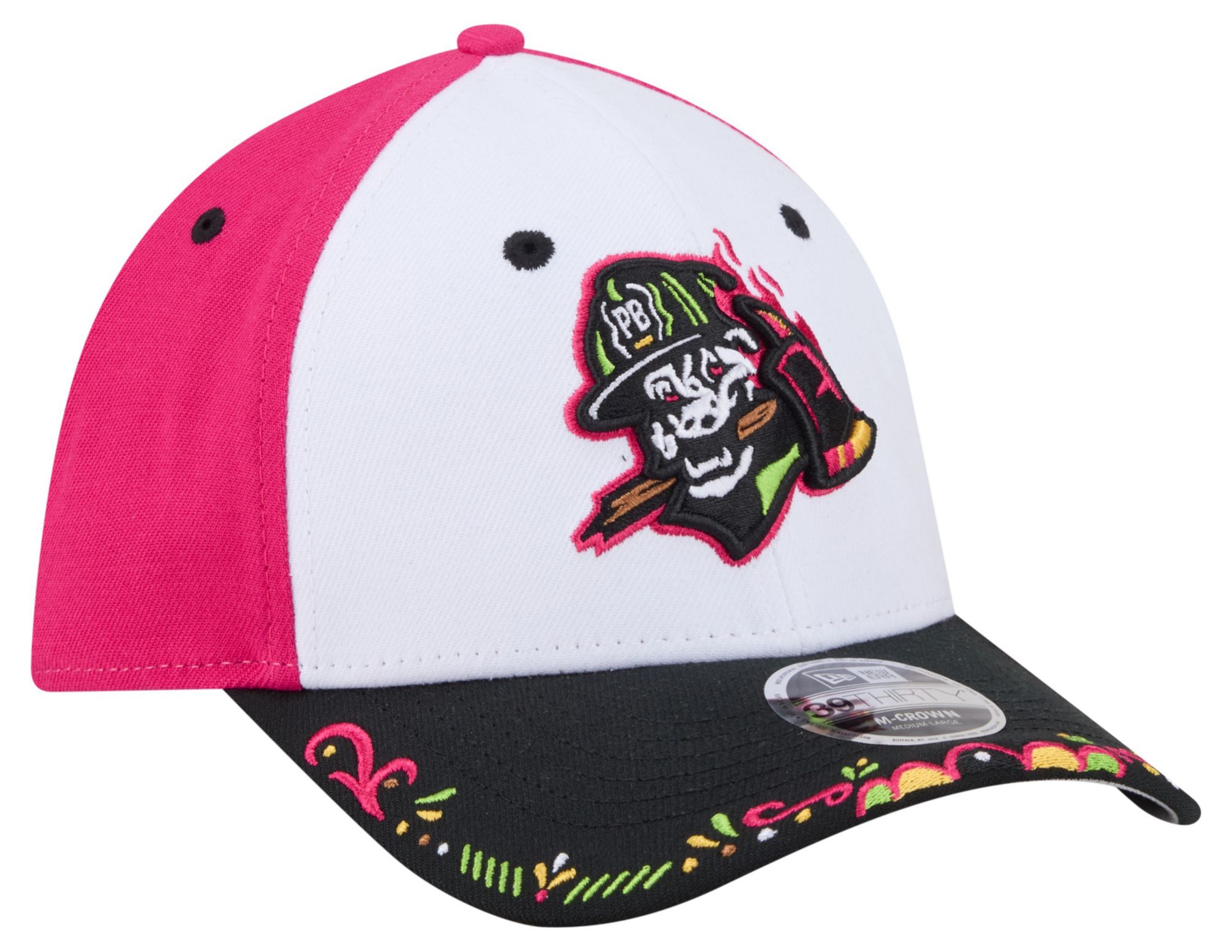 New Era Adult Lowell Spinners Green Copa 39Thirty Adjustable Hat product image