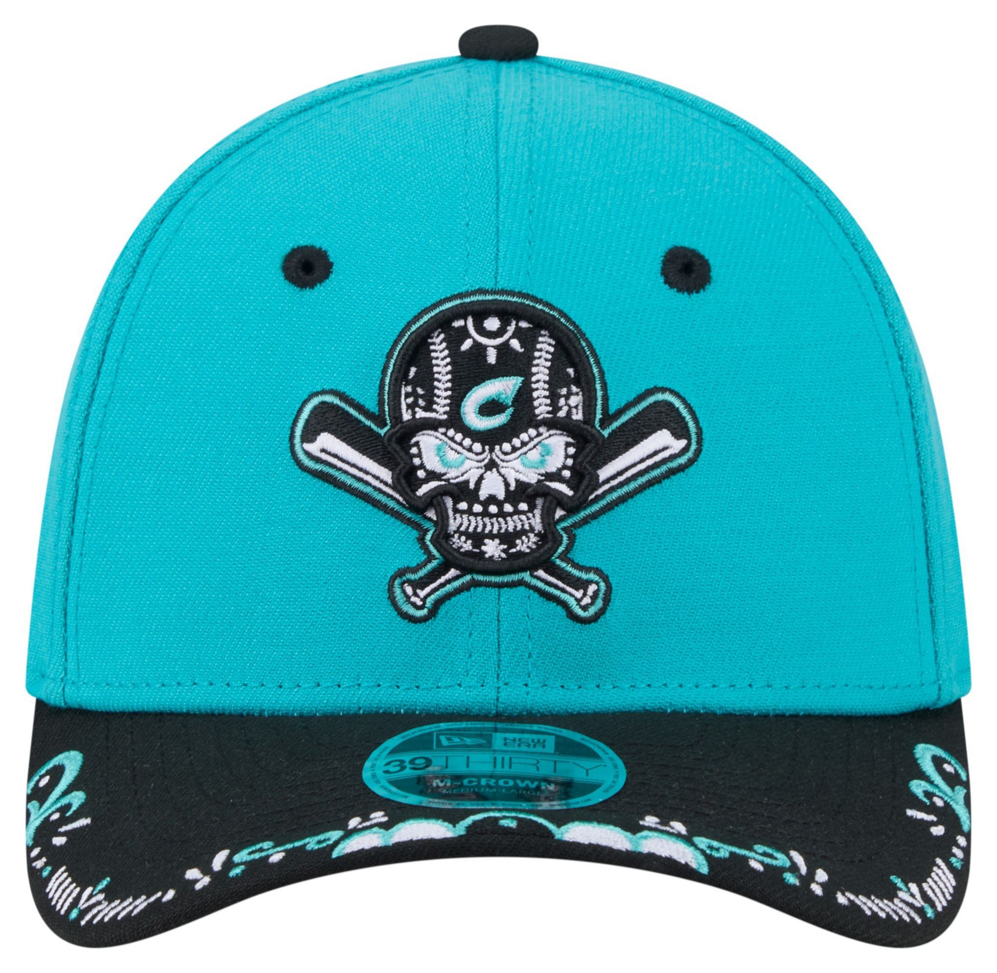 New Era Adult Columbus Clippers Teal Copa 39Thirty Adjustable Hat product image