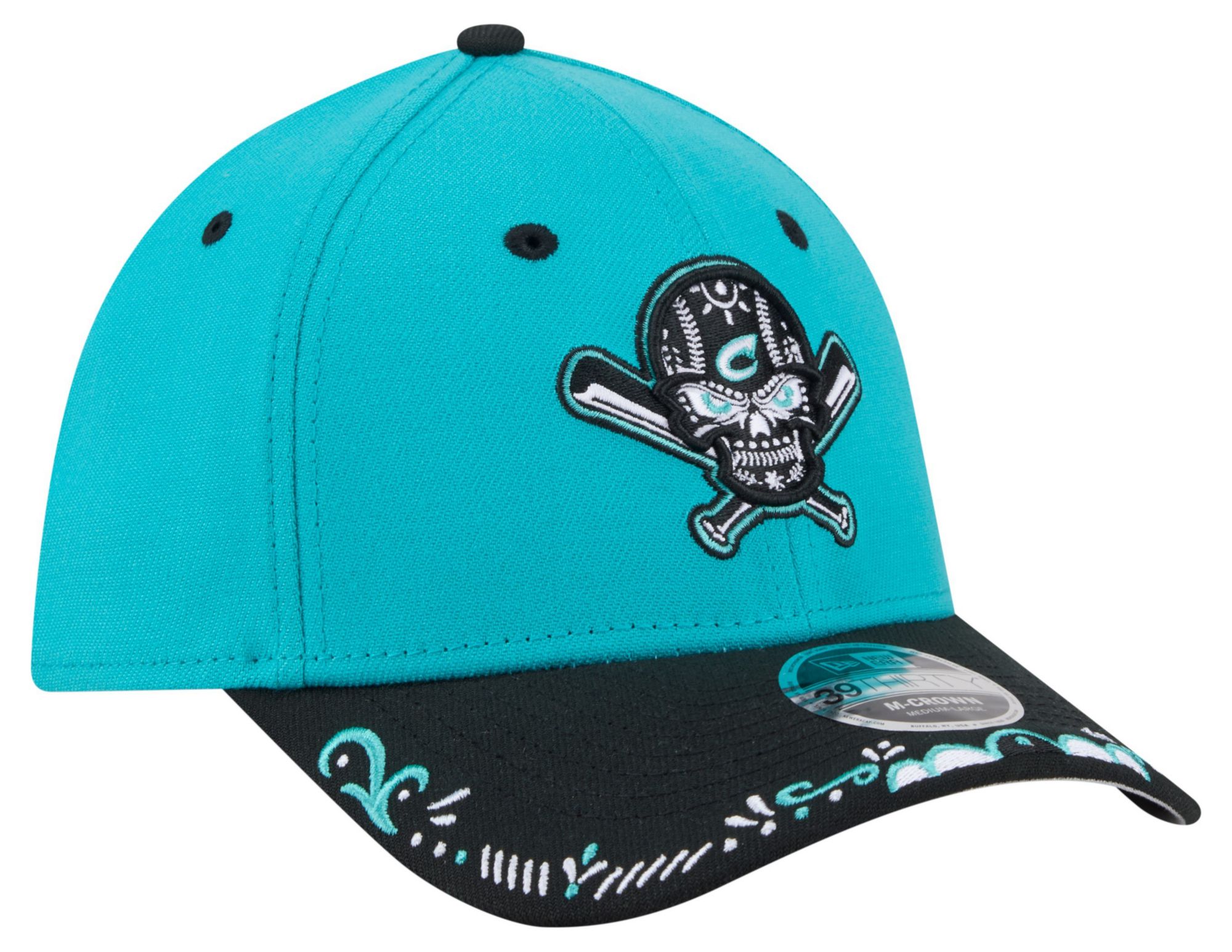 New Era Adult Columbus Clippers Teal Copa 39Thirty Adjustable Hat product image