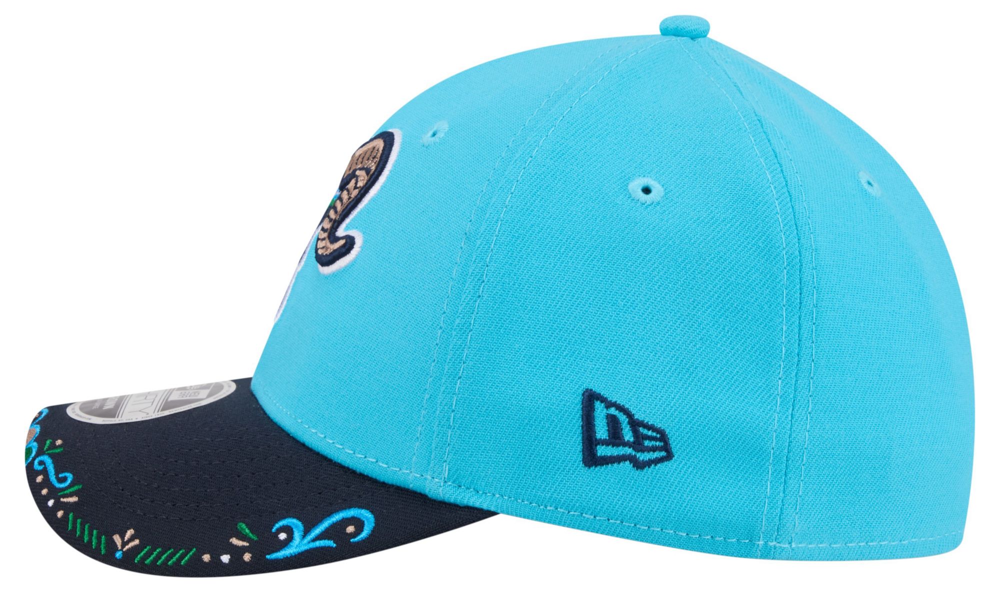 New Era Adult Hartford Yard Goats Light Blue Copa 39Thirty Adjustable Hat product image