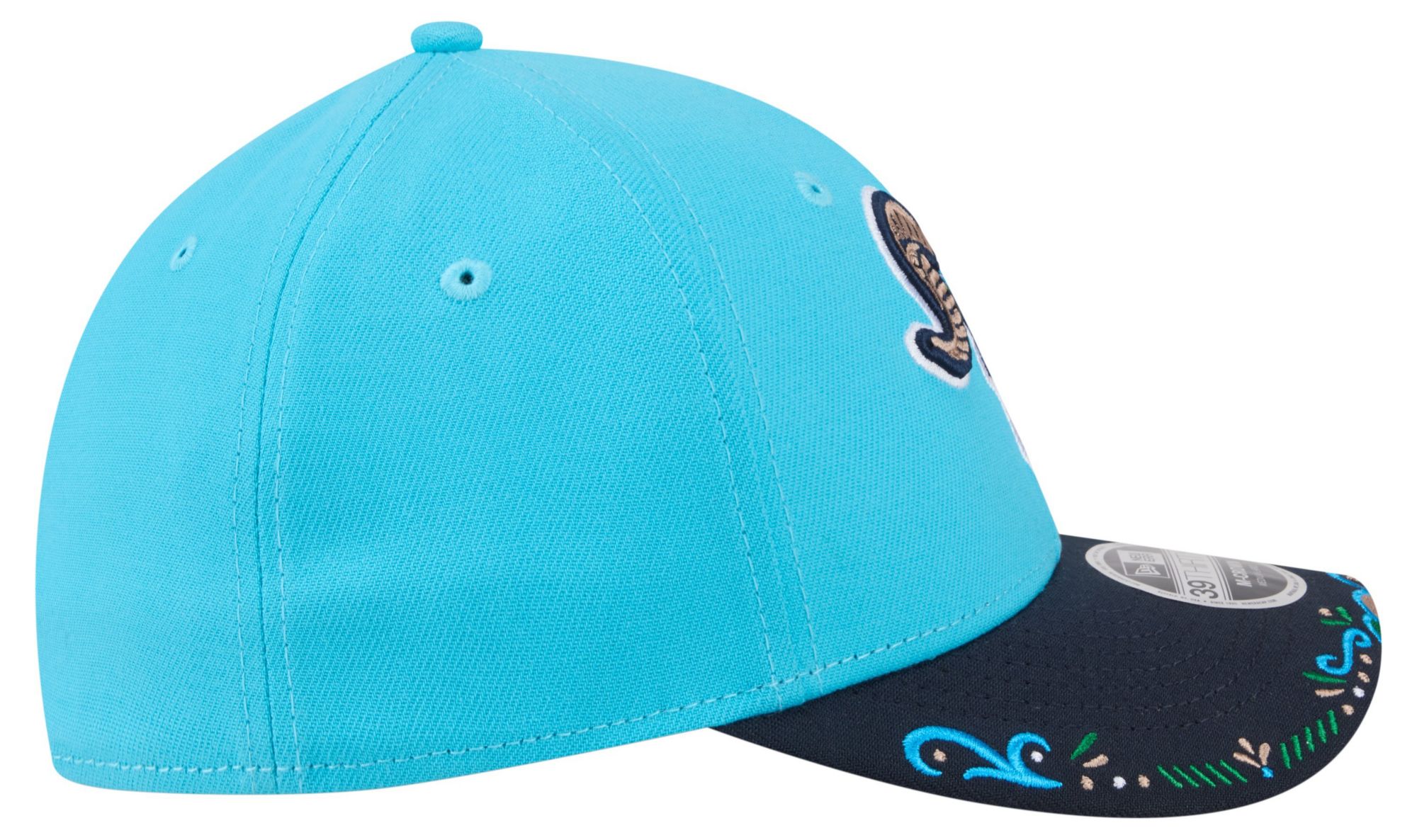 New Era Adult Hartford Yard Goats Light Blue Copa 39Thirty Adjustable Hat product image