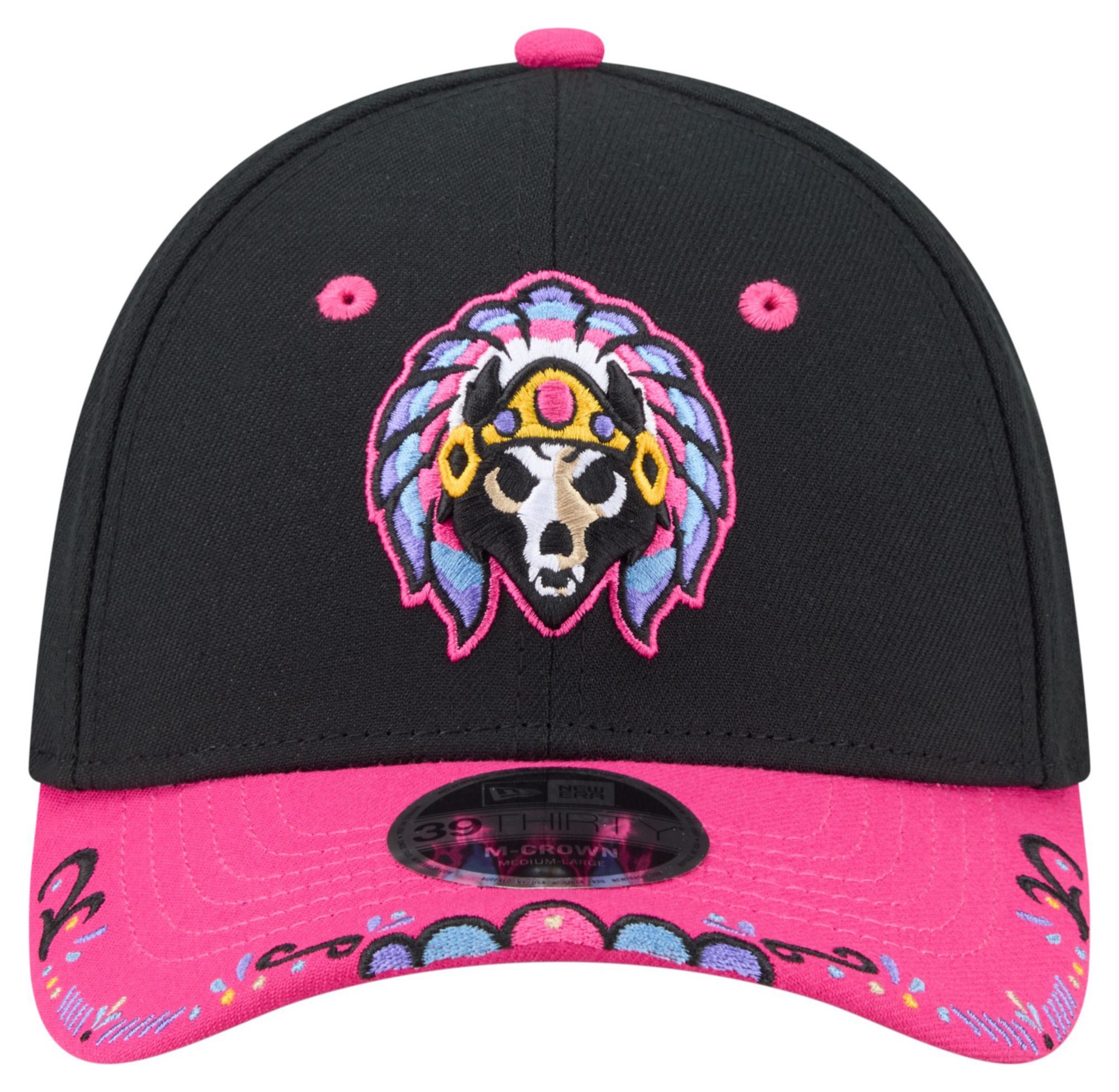 New Era Adult El Paso Chihuahuas Black Copa 39Thirty Adjustable Hat product image