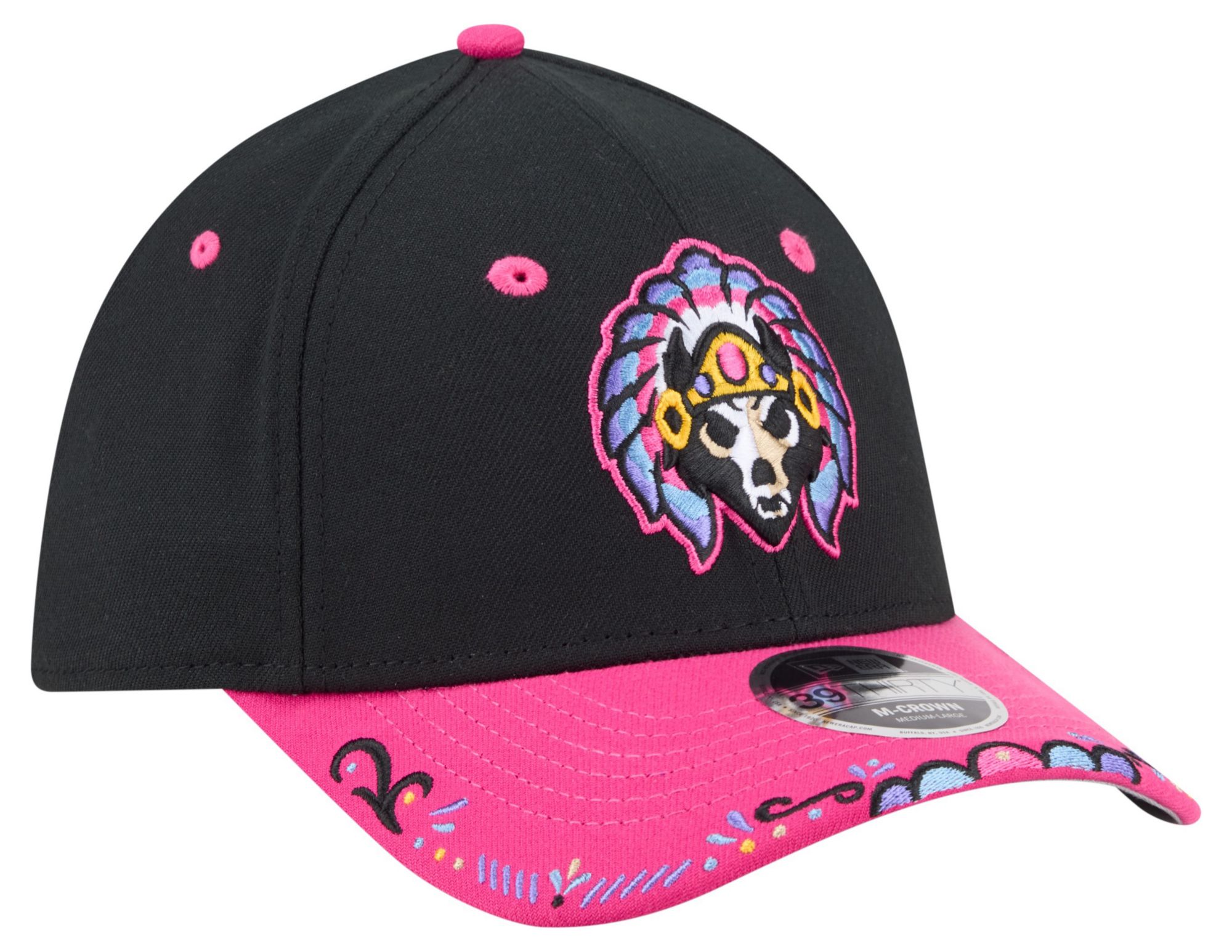 New Era Adult El Paso Chihuahuas Black Copa 39Thirty Adjustable Hat product image