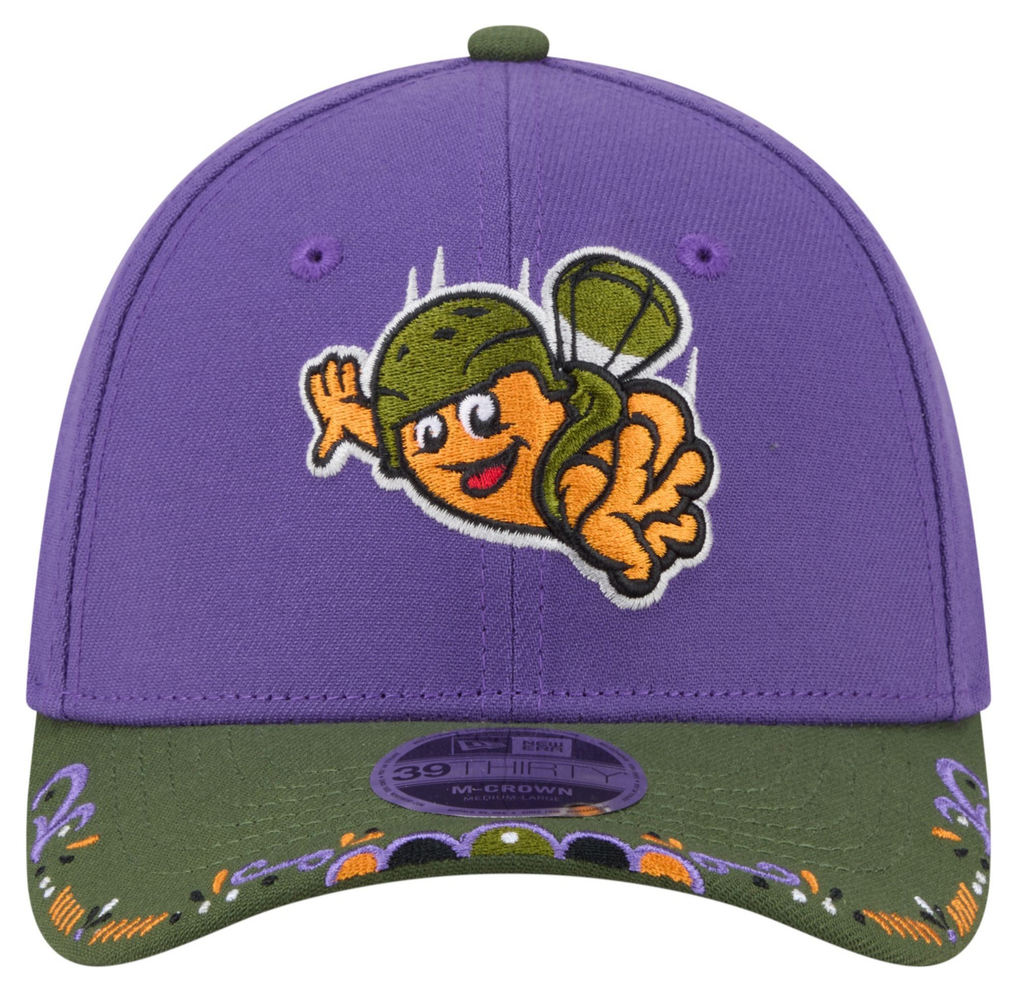 New Era Adult Fayetteville Woodpeckers Purple Copa 39Thirty Adjustable Hat product image