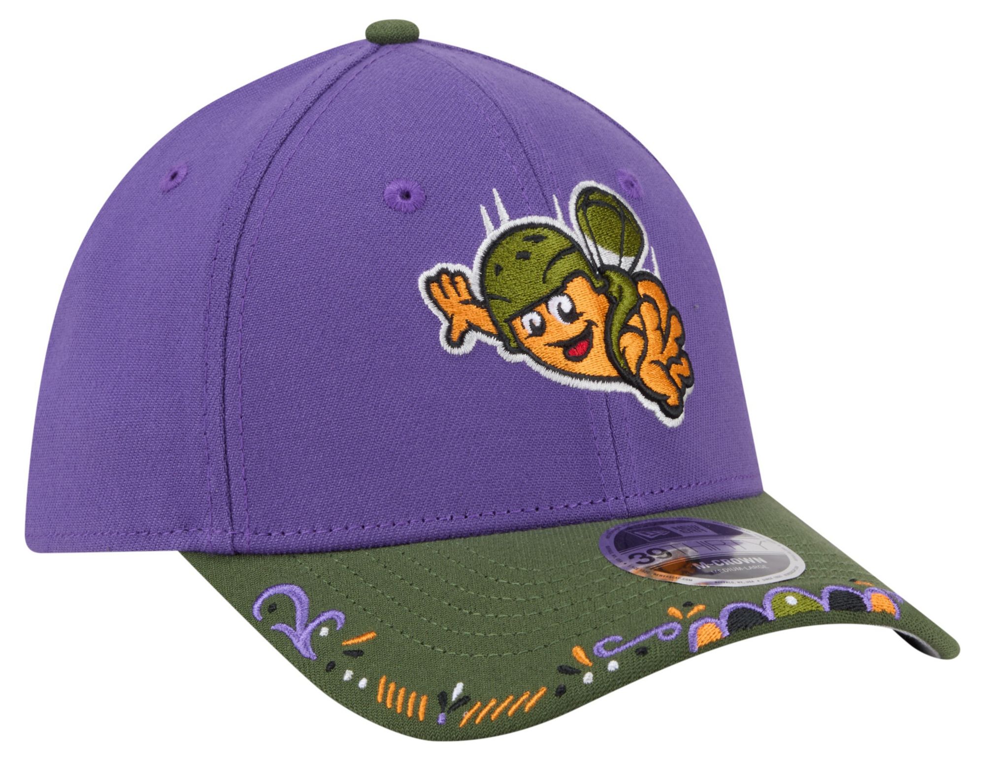 New Era Adult Fayetteville Woodpeckers Purple Copa 39Thirty Adjustable Hat product image