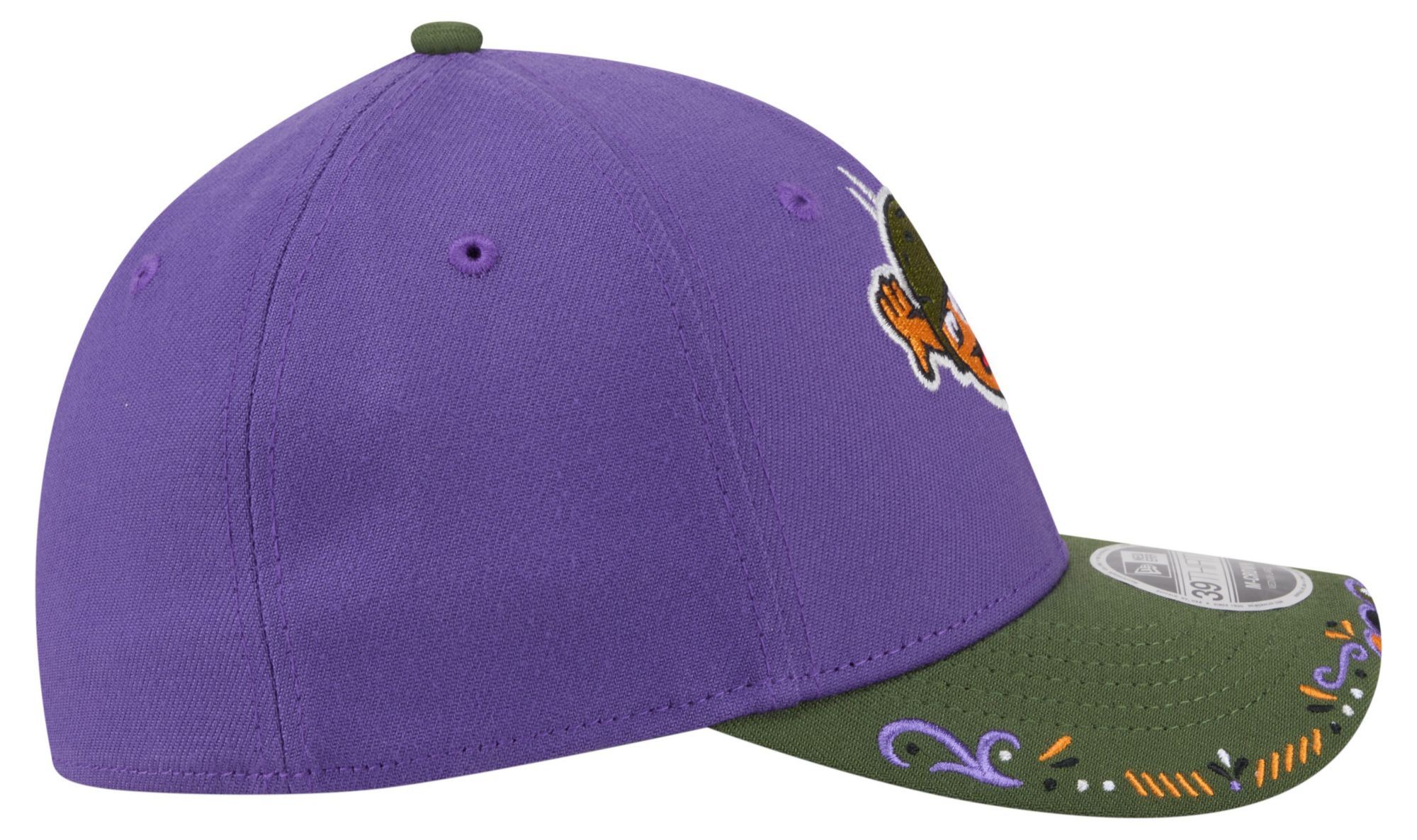 New Era Adult Fayetteville Woodpeckers Purple Copa 39Thirty Adjustable Hat product image