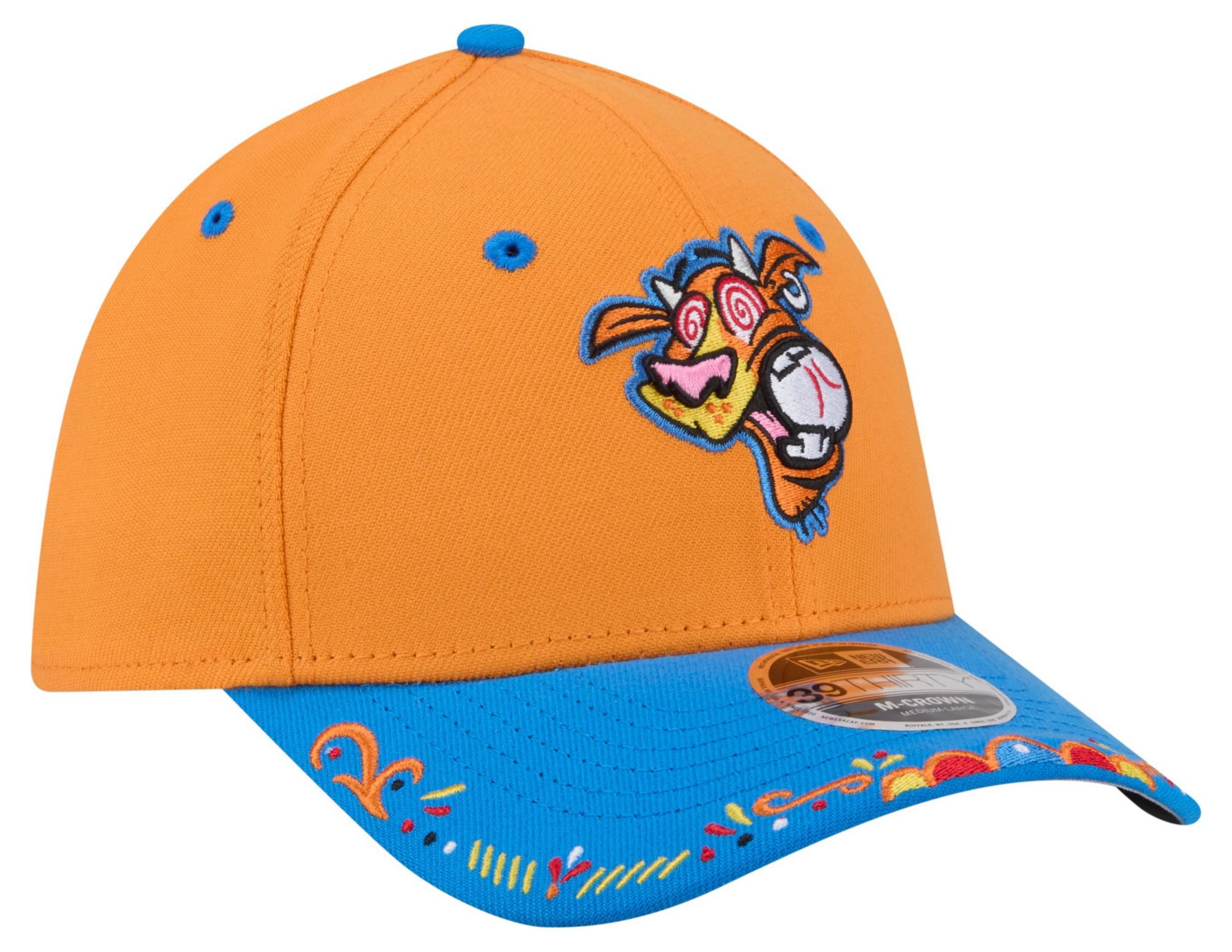 New Era Adult Rocket City Trash Pandas Orange Copa 39Thirty Adjustable Hat product image