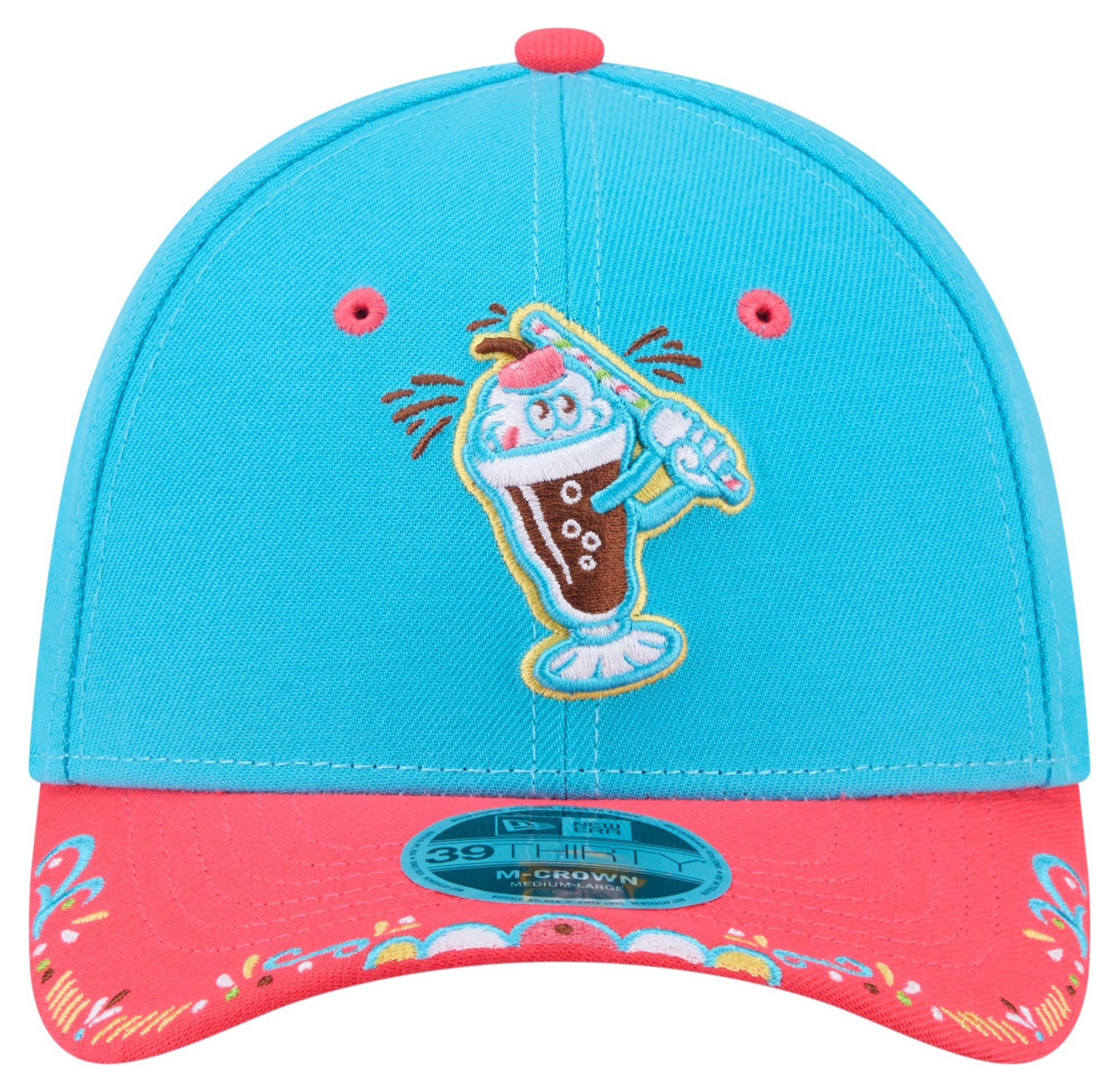 New Era Adult Frederick Keys Light Blue Copa 39Thirty Adjustable Hat product image