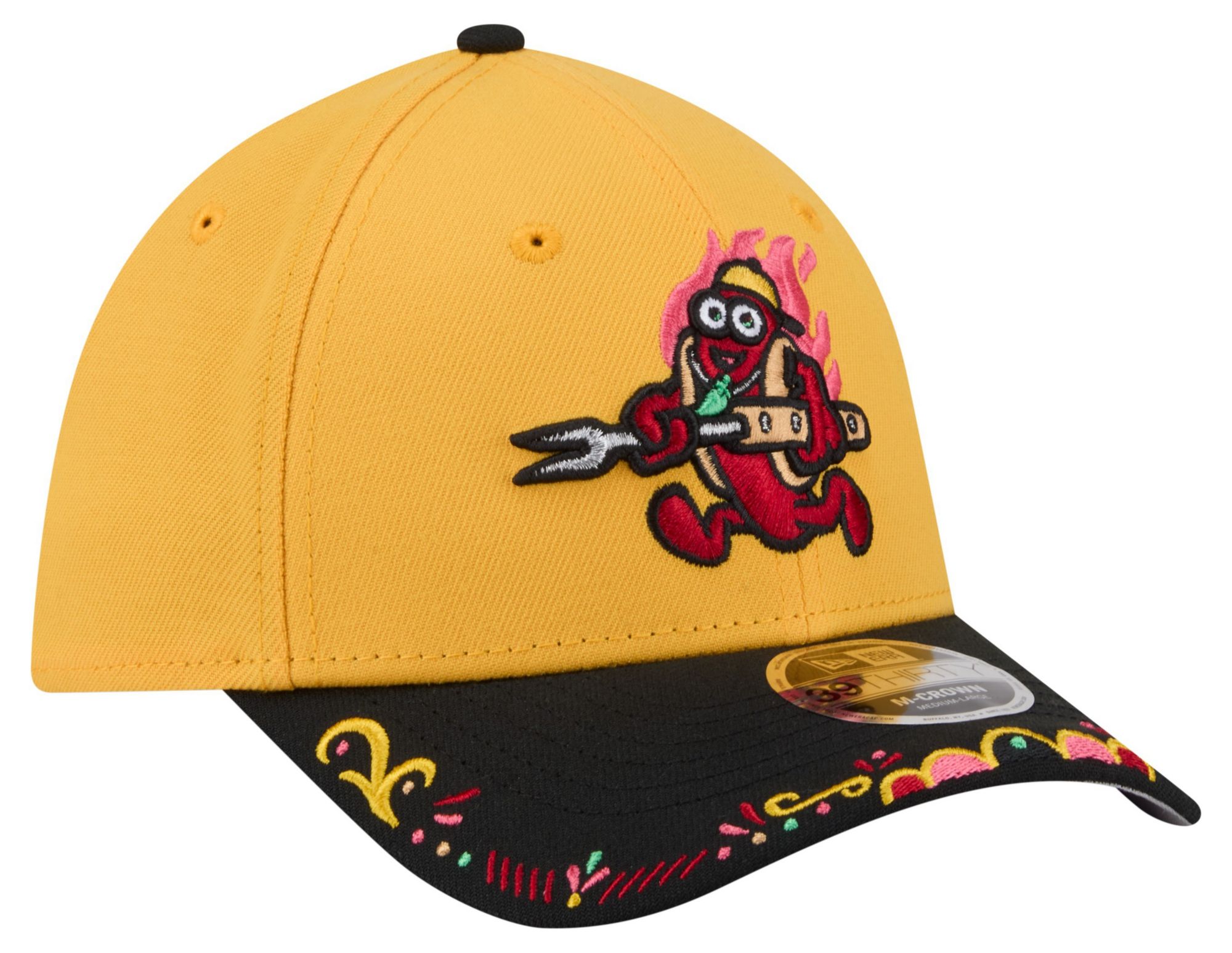 New Era Adult Akron Rubberducks Yellow Copa 39Thirty Adjustable Hat product image