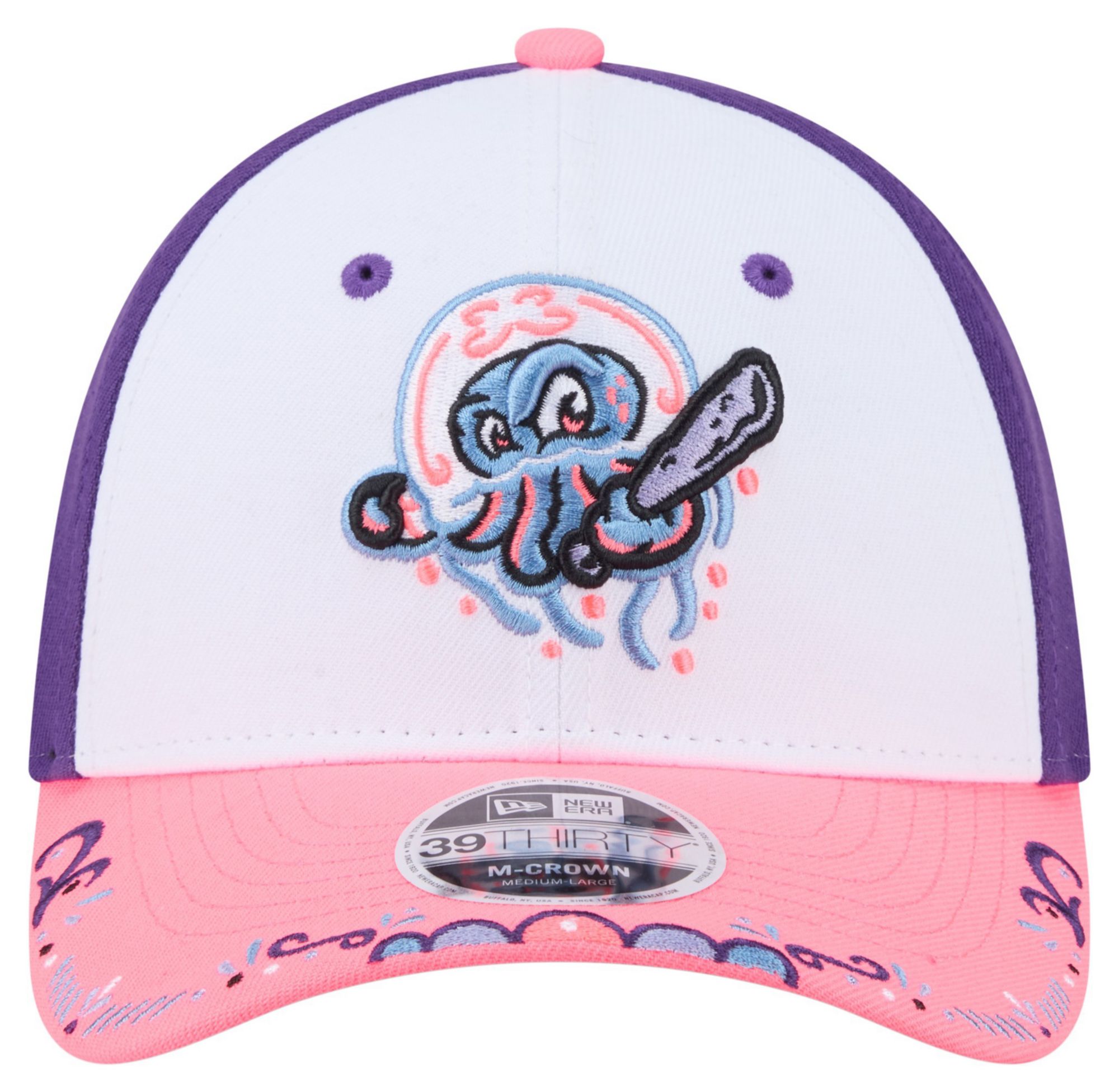 New Era Adult Southern Maryland Blue Crabs Purple Copa 39Thirty Adjustable Hat product image