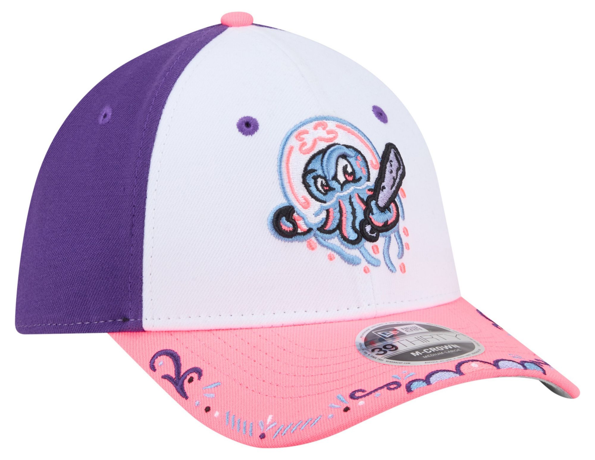 New Era Adult Southern Maryland Blue Crabs Purple Copa 39Thirty Adjustable Hat product image