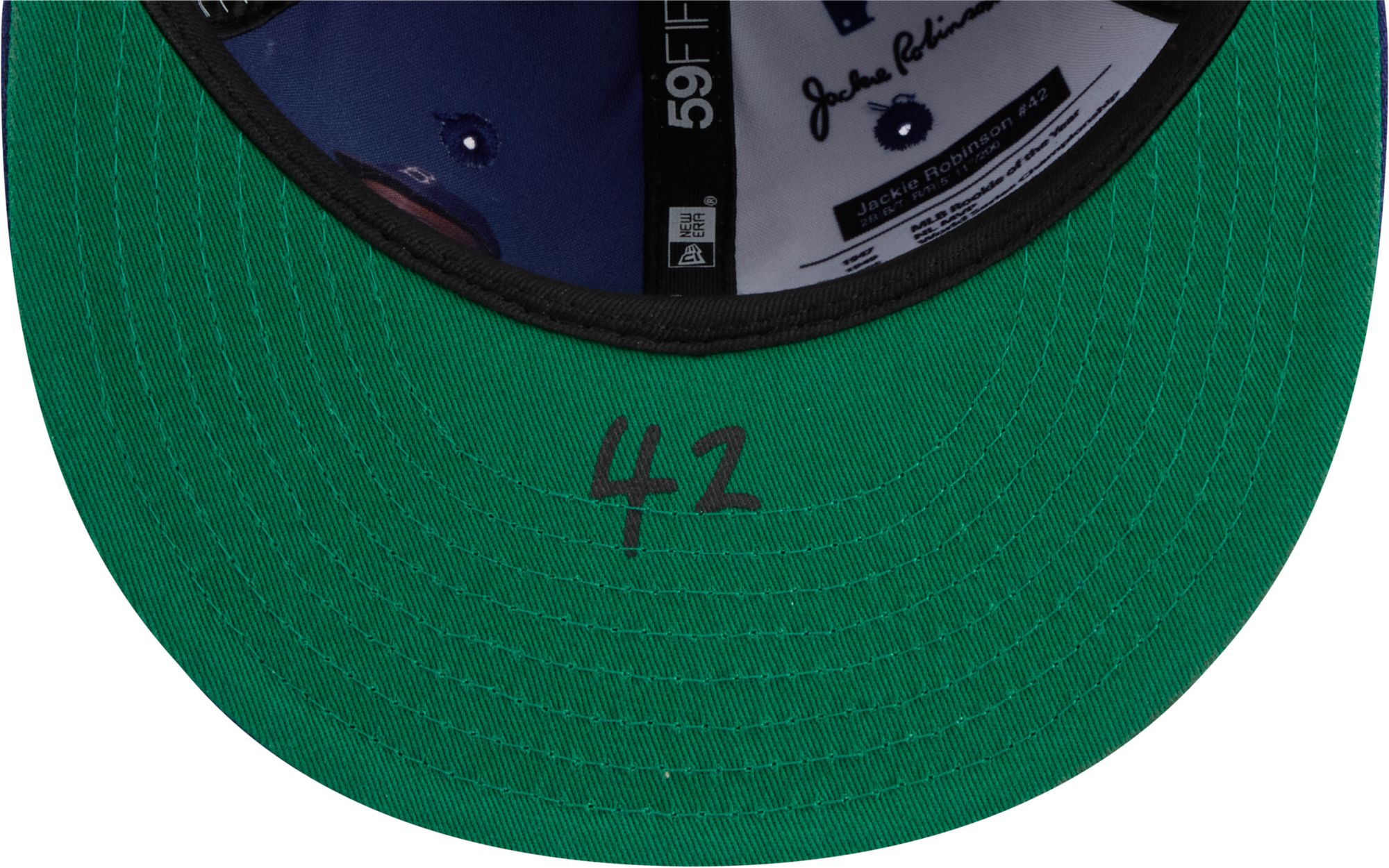 New Era Adult Brooklyn Dodgers Jackie Robinson Day Blue 59Fifty Adjustable Hat product image