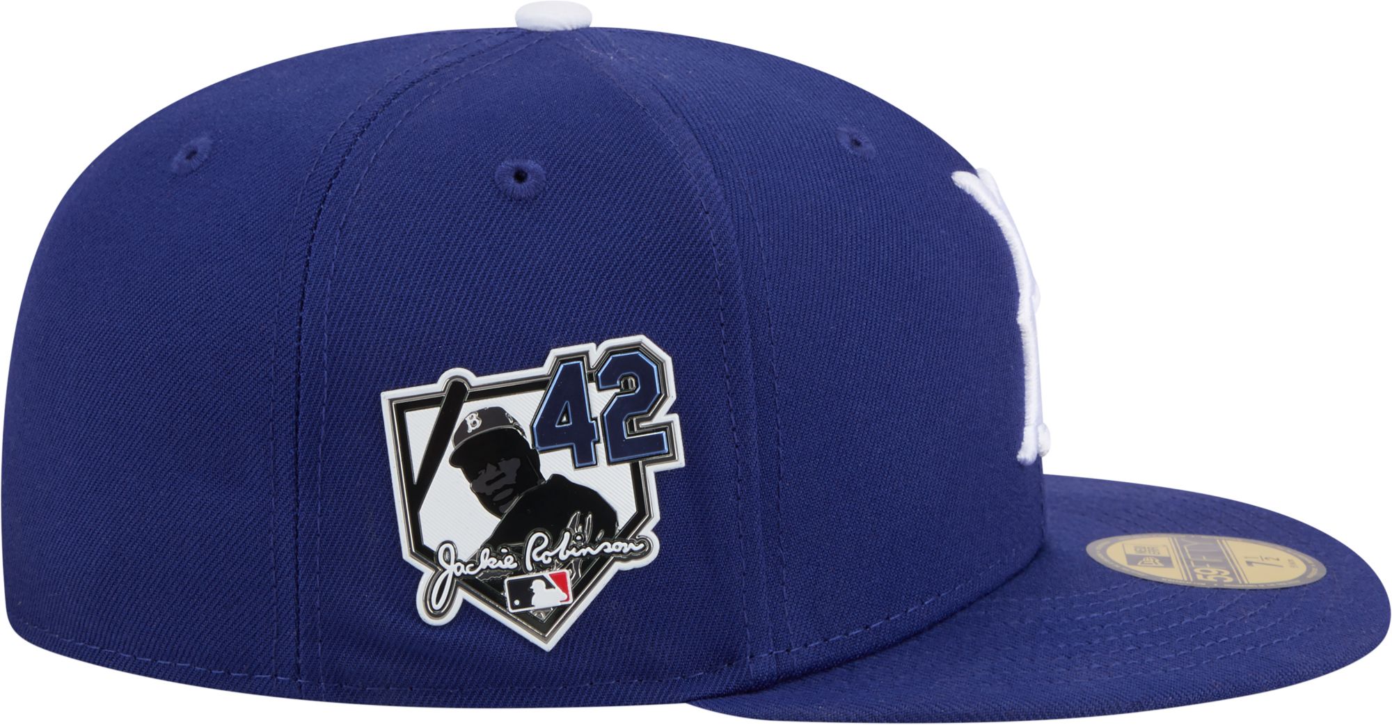 New Era Adult Brooklyn Dodgers Jackie Robinson Day Blue 59Fifty Adjustable Hat product image