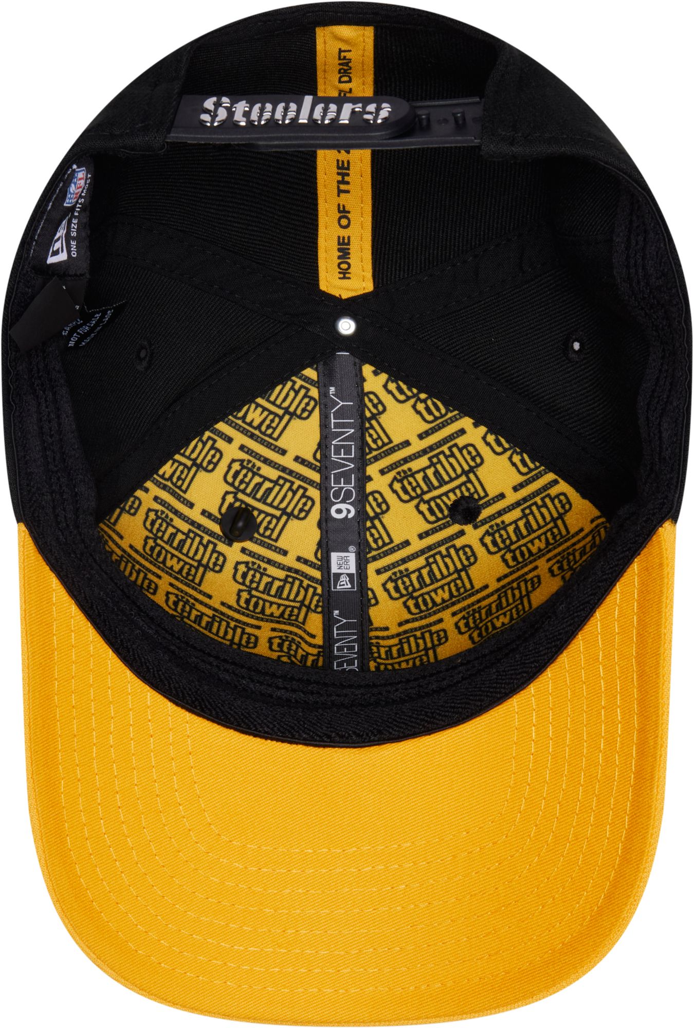 New Era Adult Pittsburgh Steelers NFL Draft 2026 Black 9Seventy Adjustable Hat product image