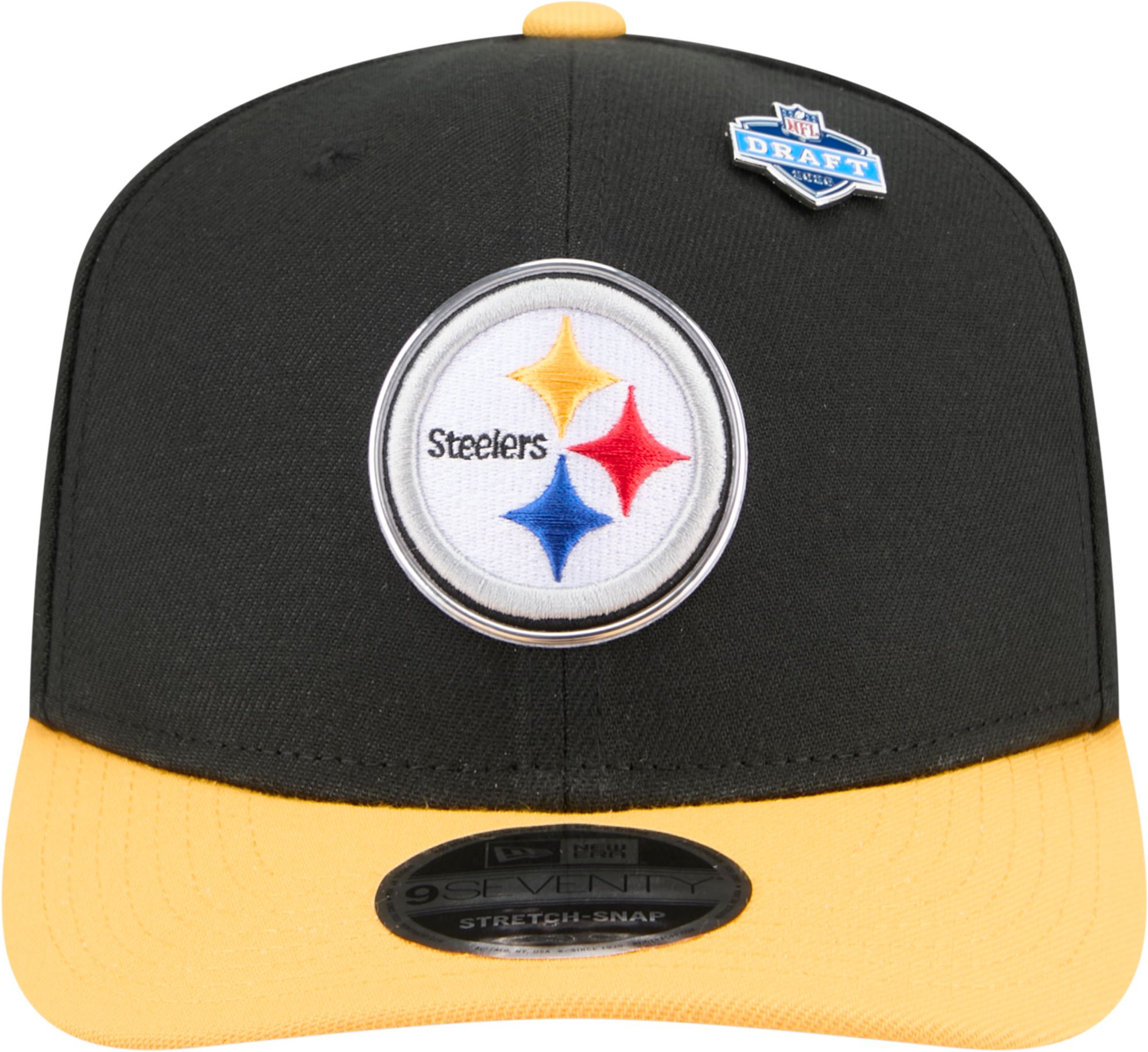 New Era Adult Pittsburgh Steelers NFL Draft 2026 Black 9Seventy Adjustable Hat product image