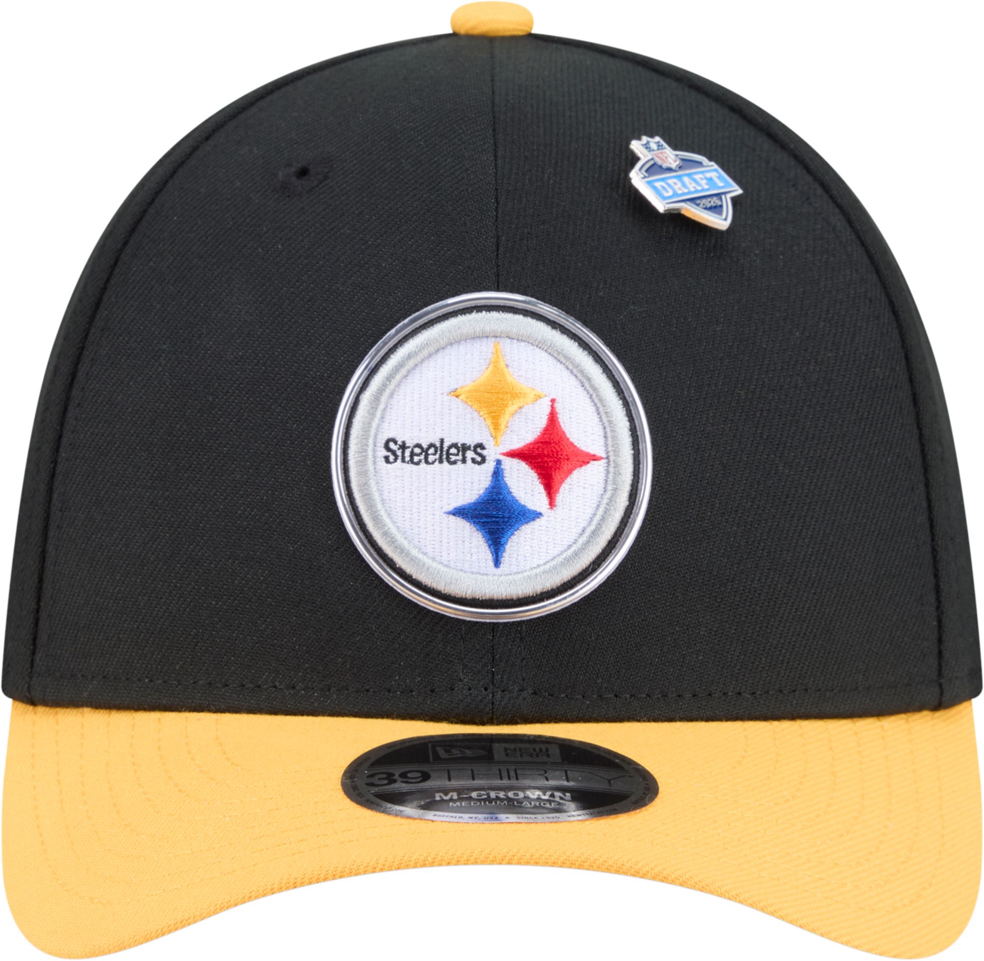 New Era Adult Pittsburgh Steelers NFL Draft 2026 39Thirty Black Adjustable Hat product image