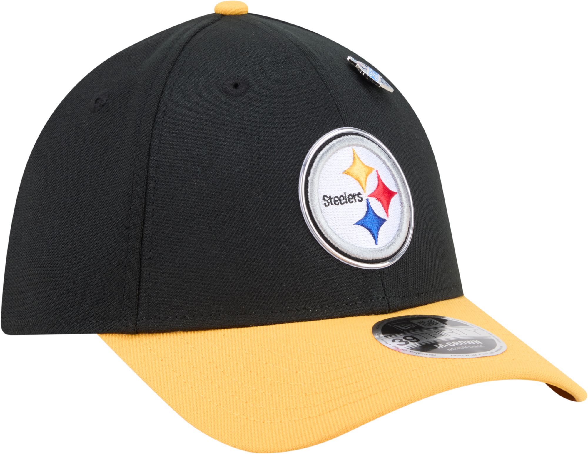 New Era Adult Pittsburgh Steelers NFL Draft 2026 39Thirty Black Adjustable Hat product image