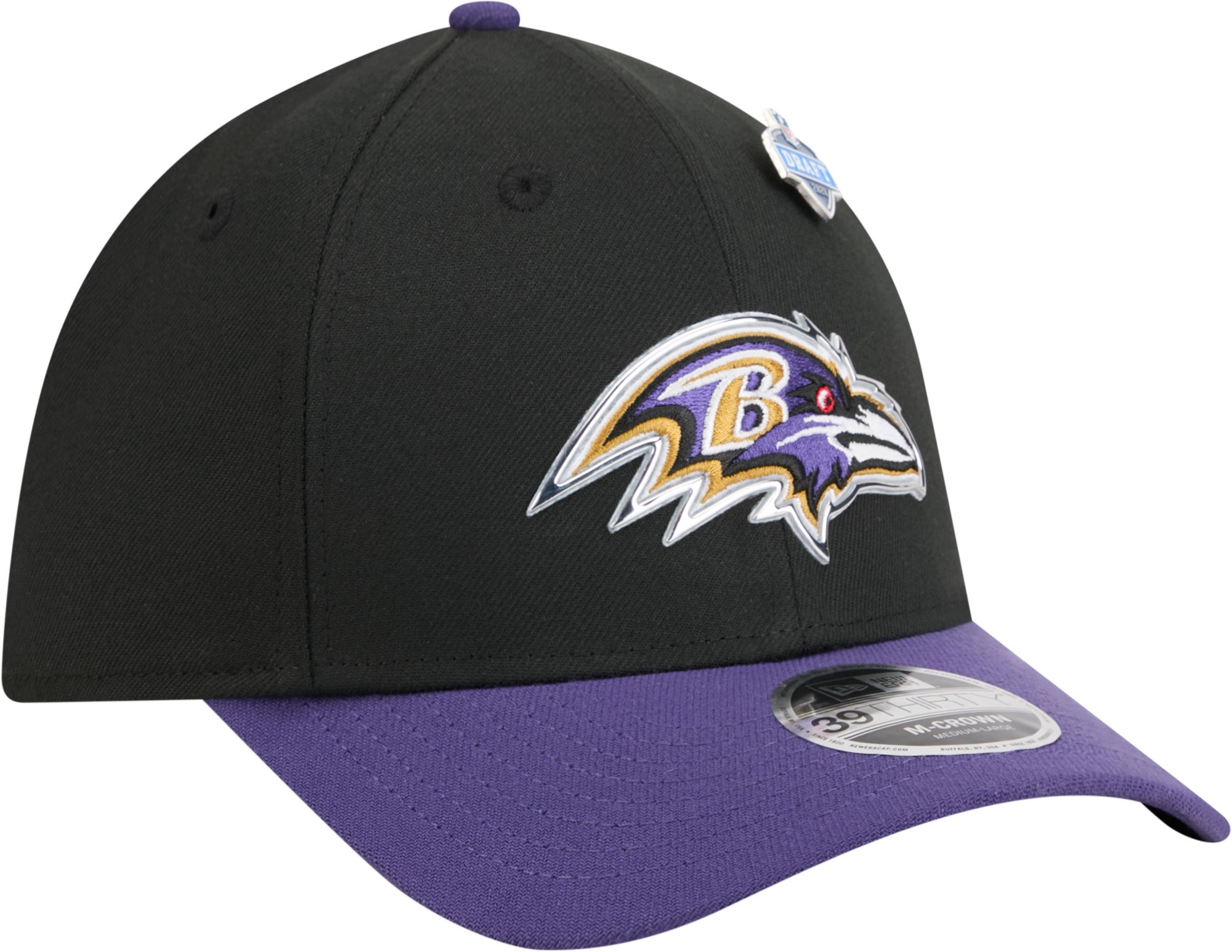 New Era Adult Baltimore Ravens NFL Draft 2026 39Thirty Adjustable Hat product image