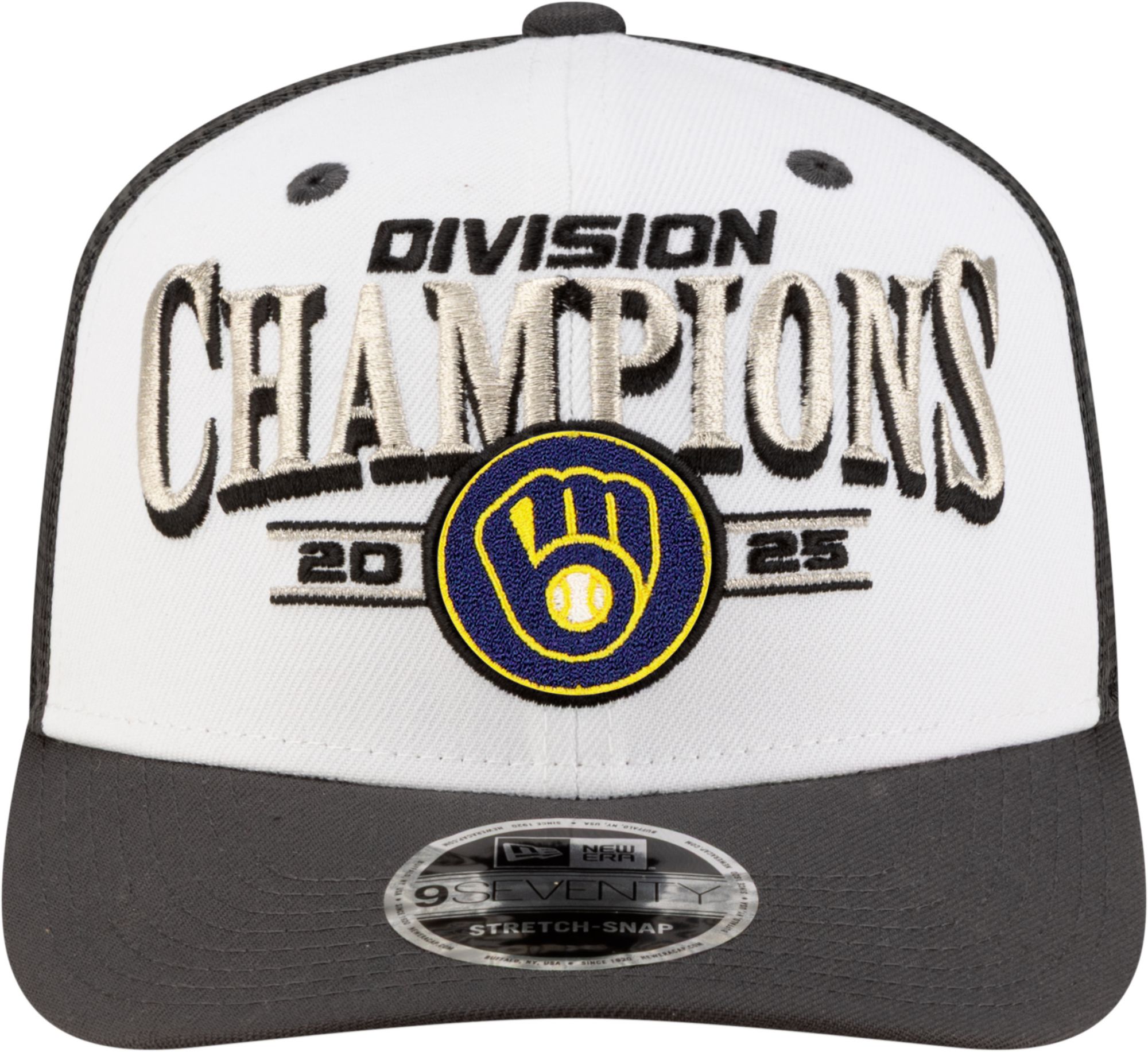 New Era Adult Milwaukee Brewers 2025 NL Central Division Champions Locker Room 9Seventy Adjustable Hat product image