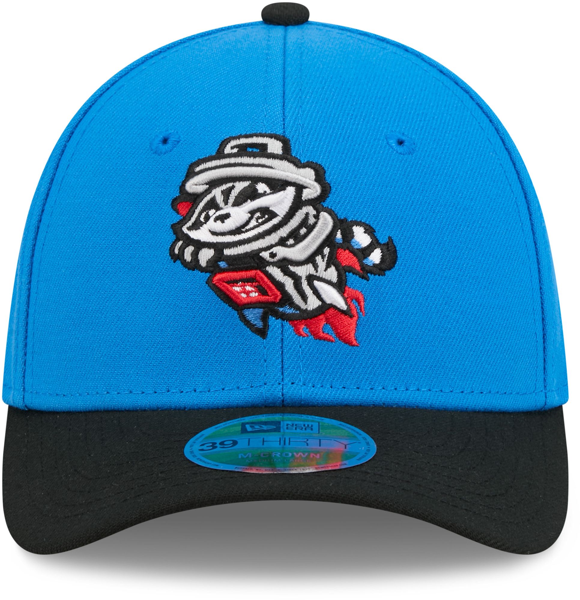 New Era Adult Rocket City Trash Pandas Light Blue Replica 39Thirty Adjustable Hat product image